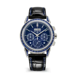 Replica Patek Philippe Grand Complications 5271/11P-010 Perpetual Calendar Chronograph Platinum Baguette Sapphires