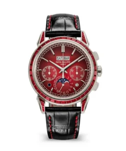 Replica Patek Philippe Grand Complications 5271/12P-010 Perpetual Calendar Chronograph Platinum Baguette Rubies