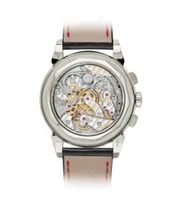 Alternative view of Replica Patek Philippe Grand Complications 5271/12P-010 Perpetual Calendar Chronograph Platinum Baguette Rubies