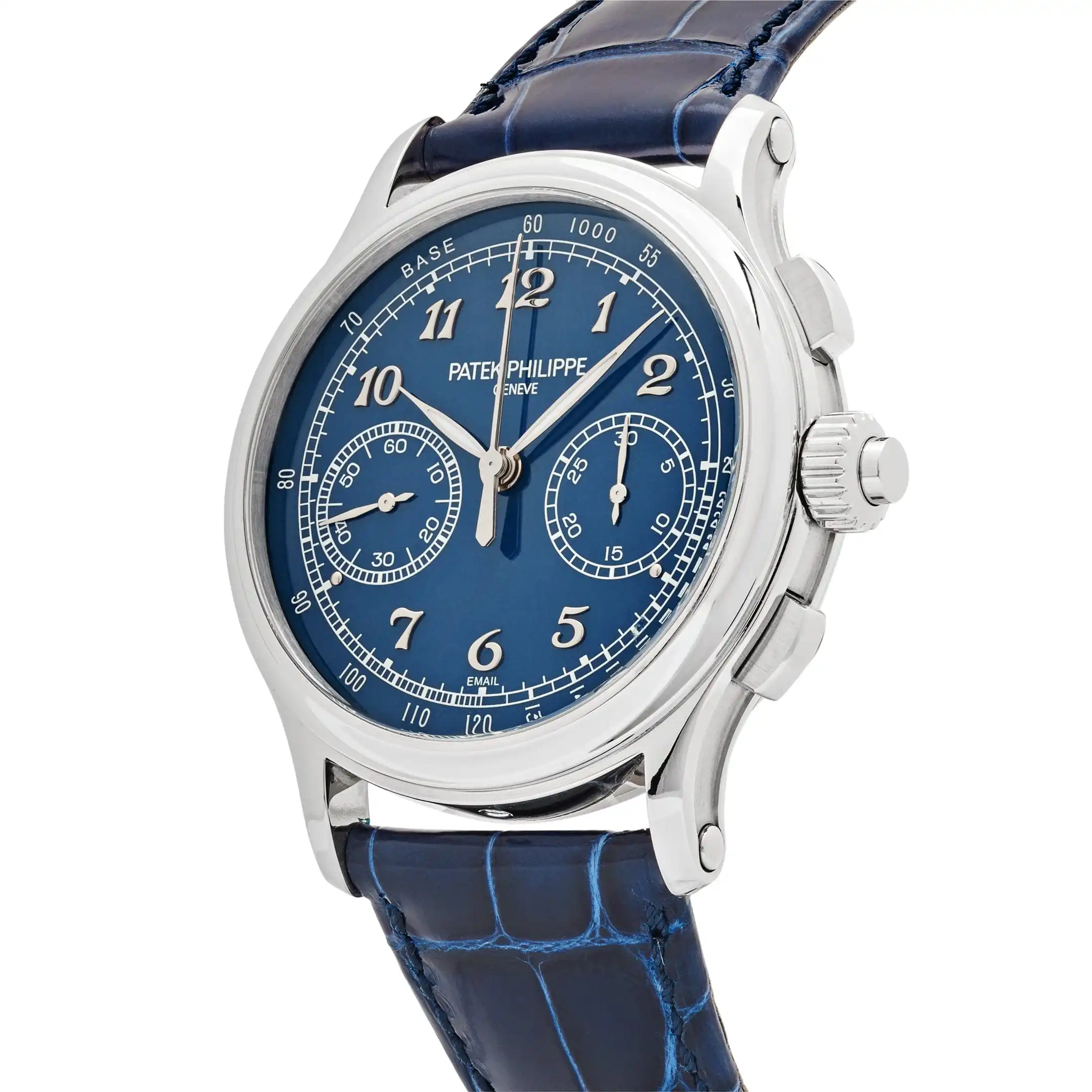 Replica Patek Philippe Grand Complications 5370P-011 Split-Seconds Chronograph Platinum Blue Dial - Image 4