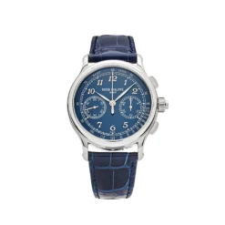 Replica Patek Philippe Grand Complications 5370P-011 Split-Seconds Chronograph Platinum Blue Dial