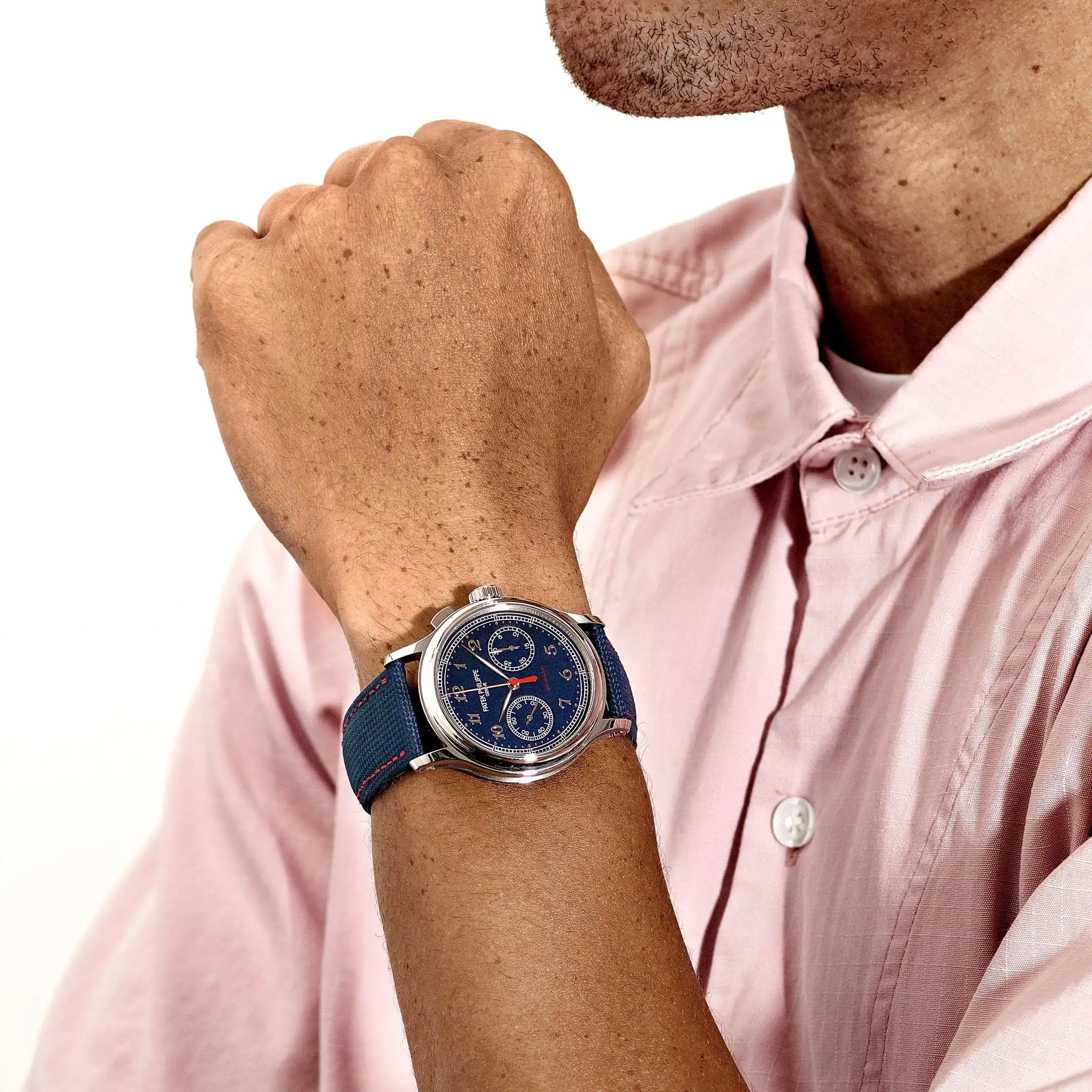 Replica Patek Philippe Grand Complications 5470P-001 Platinum Blue Dial - Image 2