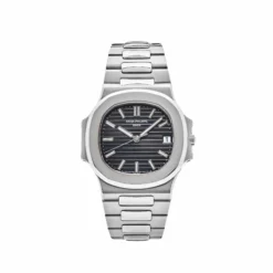 Replica Patek Philippe Nautilus 3711/1G-001 Date White Gold Black Dial