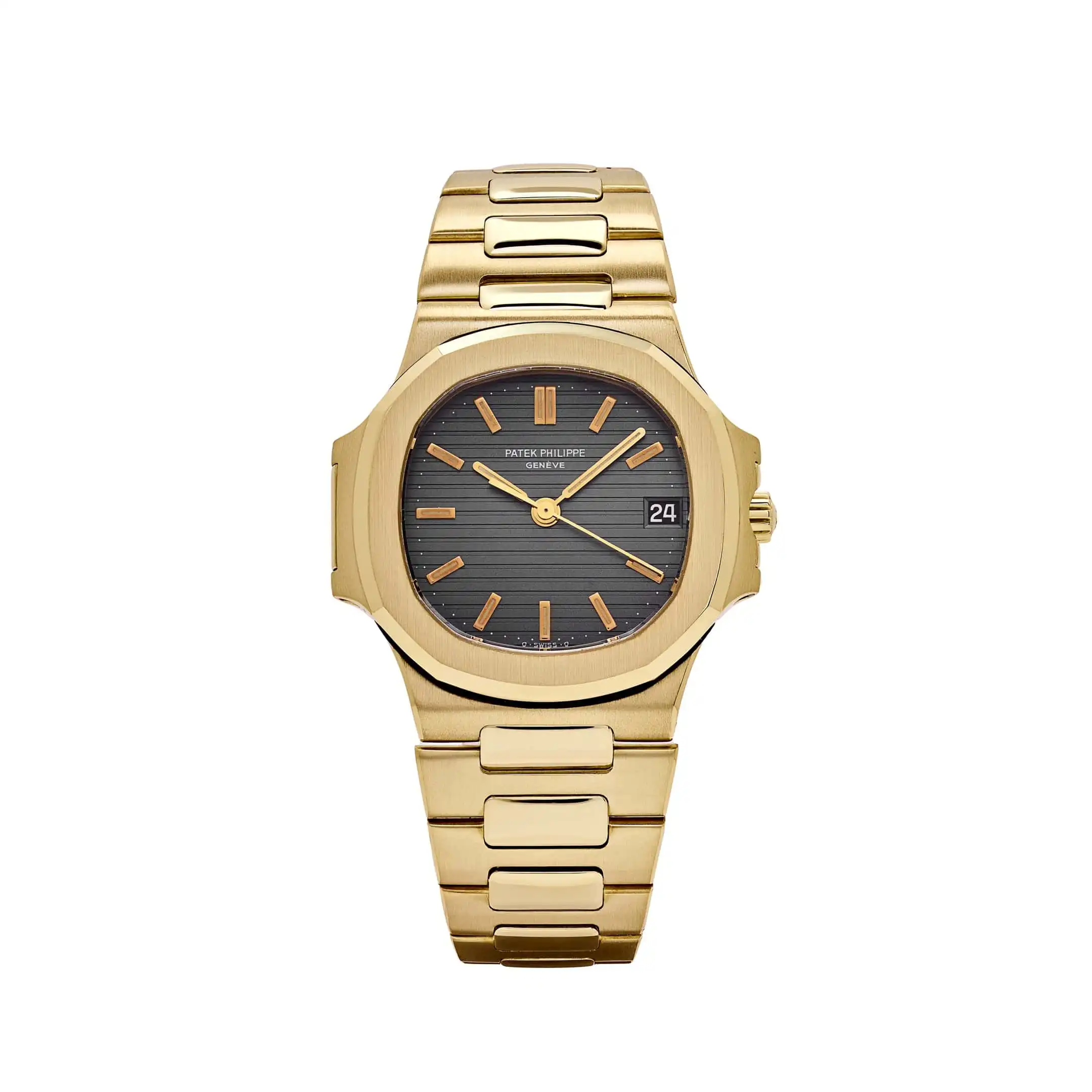 Replica Patek Philippe Nautilus 3800/1 Yellow Gold Black Dial