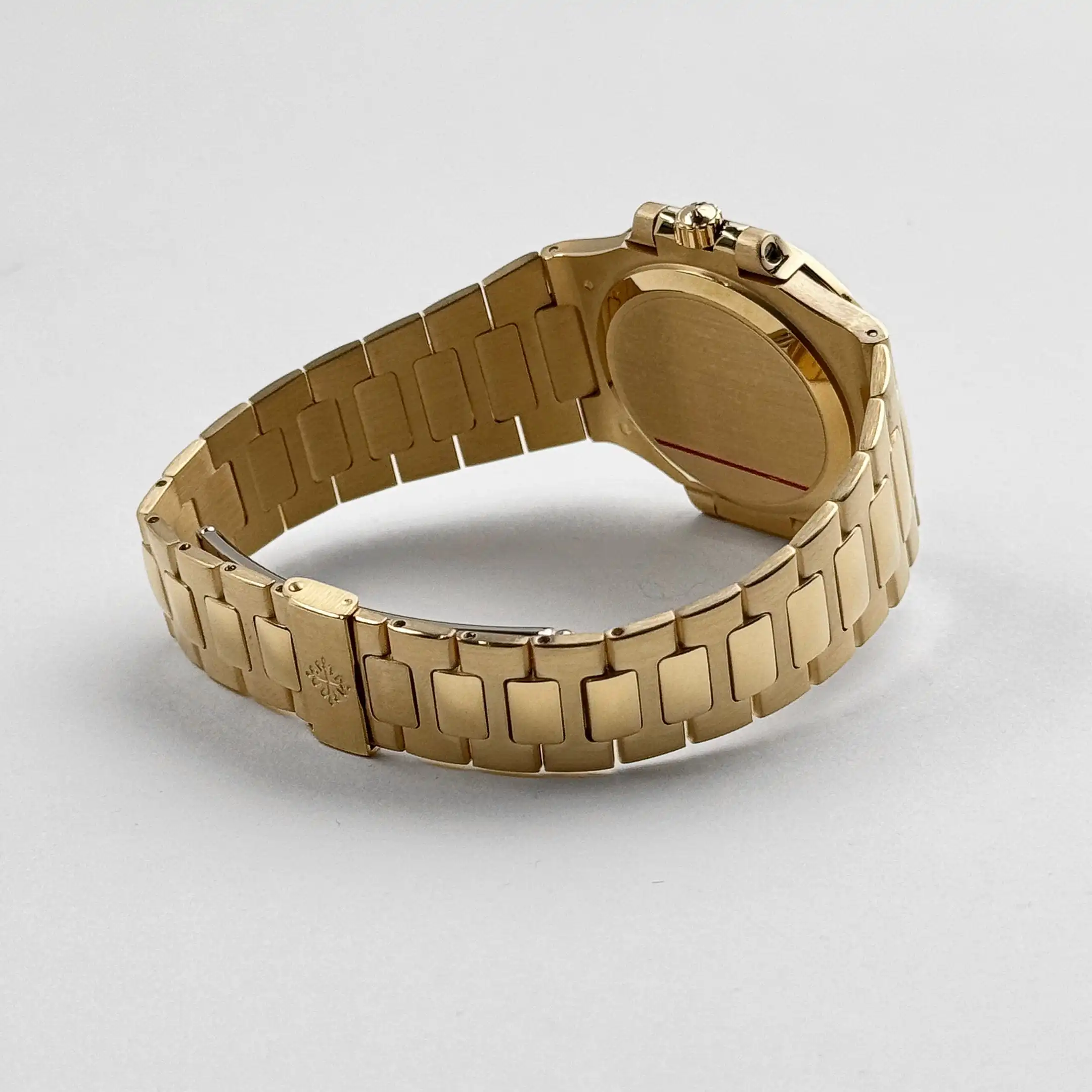 Replica Patek Philippe Nautilus 3800/1J-017 Yellow Gold Black Dial - Image 9