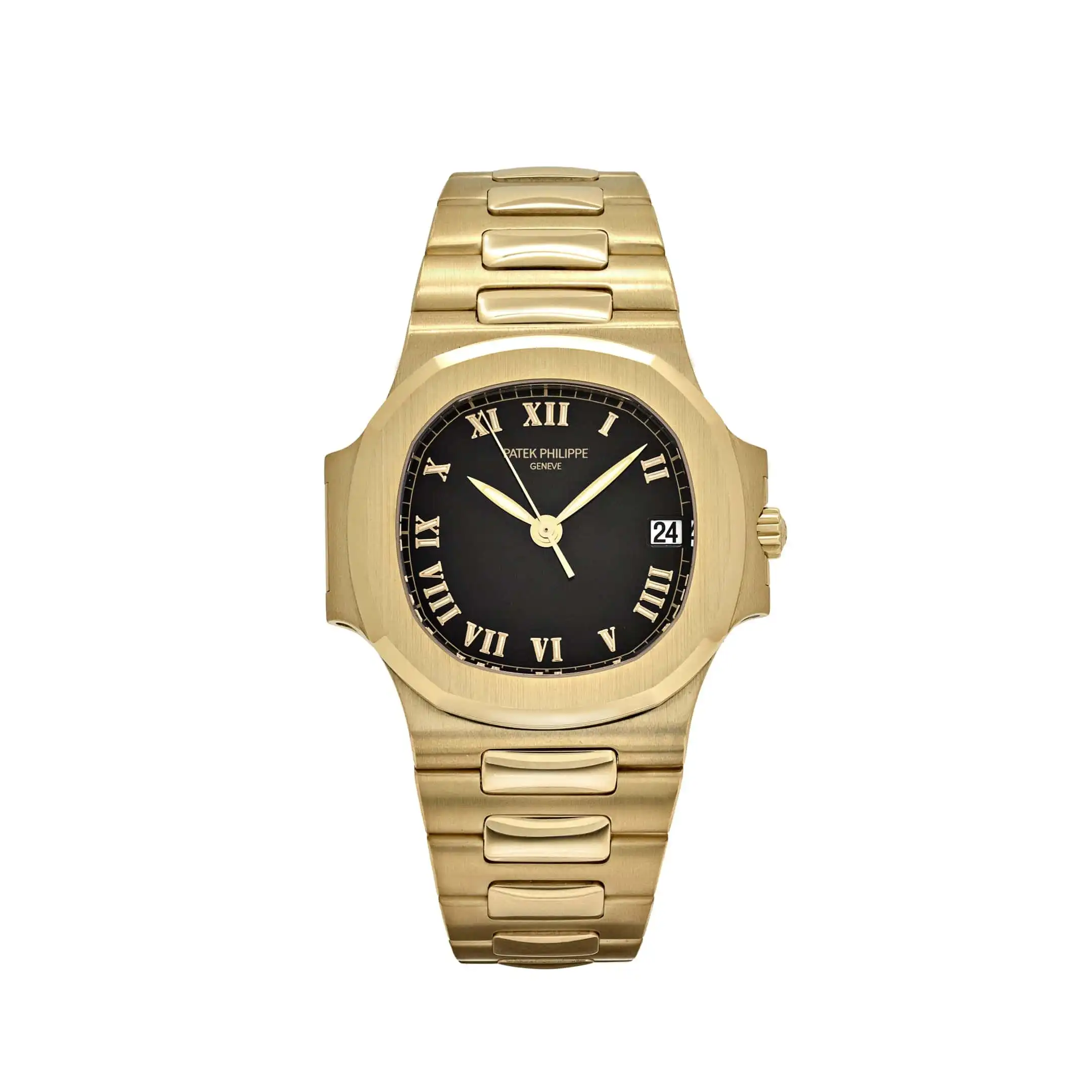 Replica Patek Philippe Nautilus 3800/1J-017 Yellow Gold Black Dial