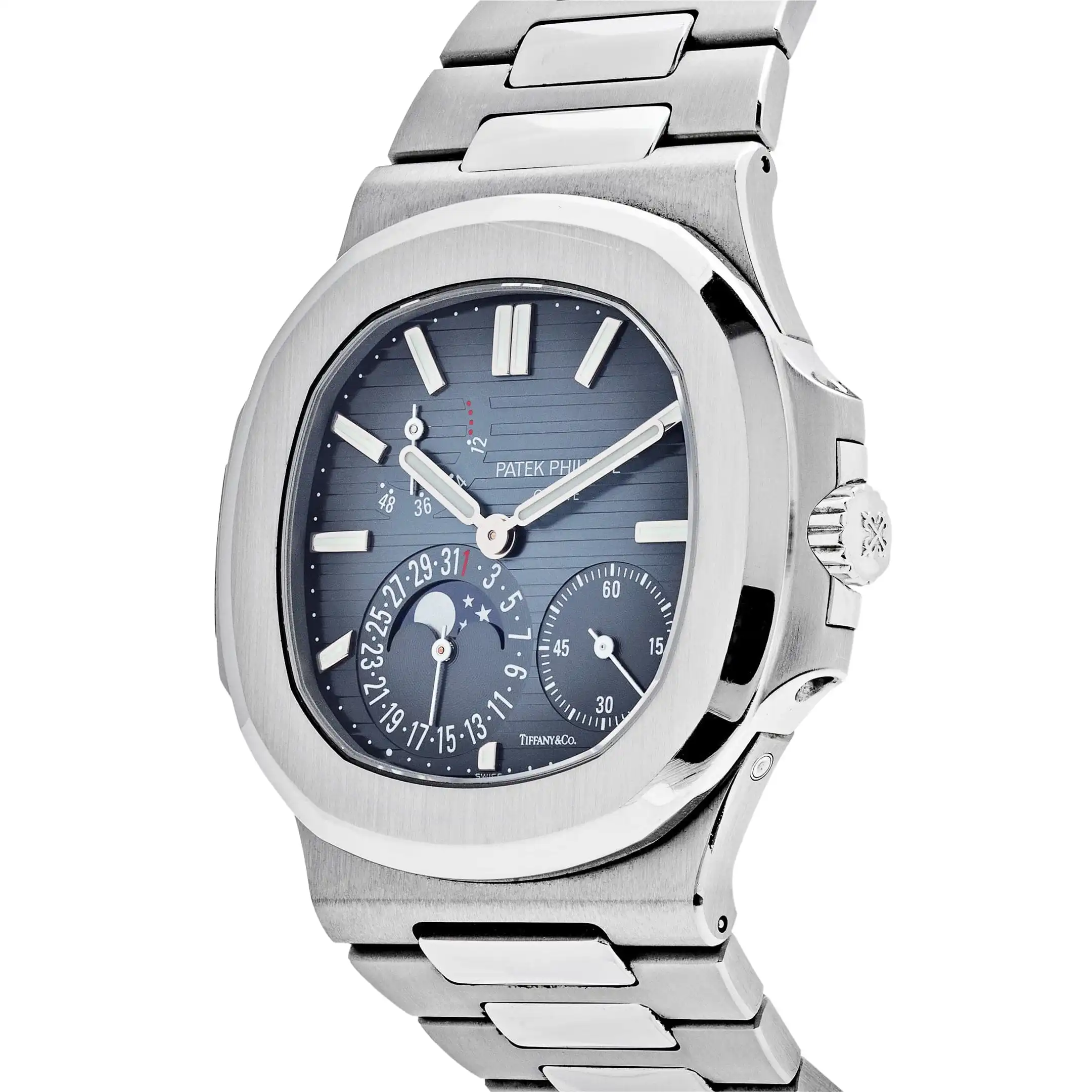 Replica Patek Philippe Nautilus 5712/1A-001 ‘Tiffany u0026 Co’ Moon Phases Stainless Steel - Image 3