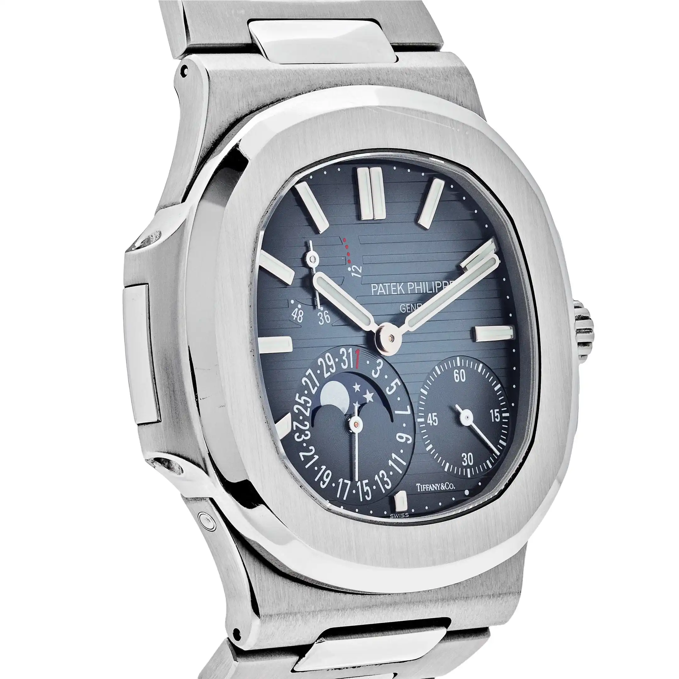 Replica Patek Philippe Nautilus 5712/1A-001 ‘Tiffany u0026 Co’ Moon Phases Stainless Steel - Image 4