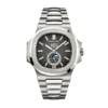 Replica Patek Philippe Nautilus Annual Calendar Moon Phase Tiffany Grey Dial 5726/1A-001