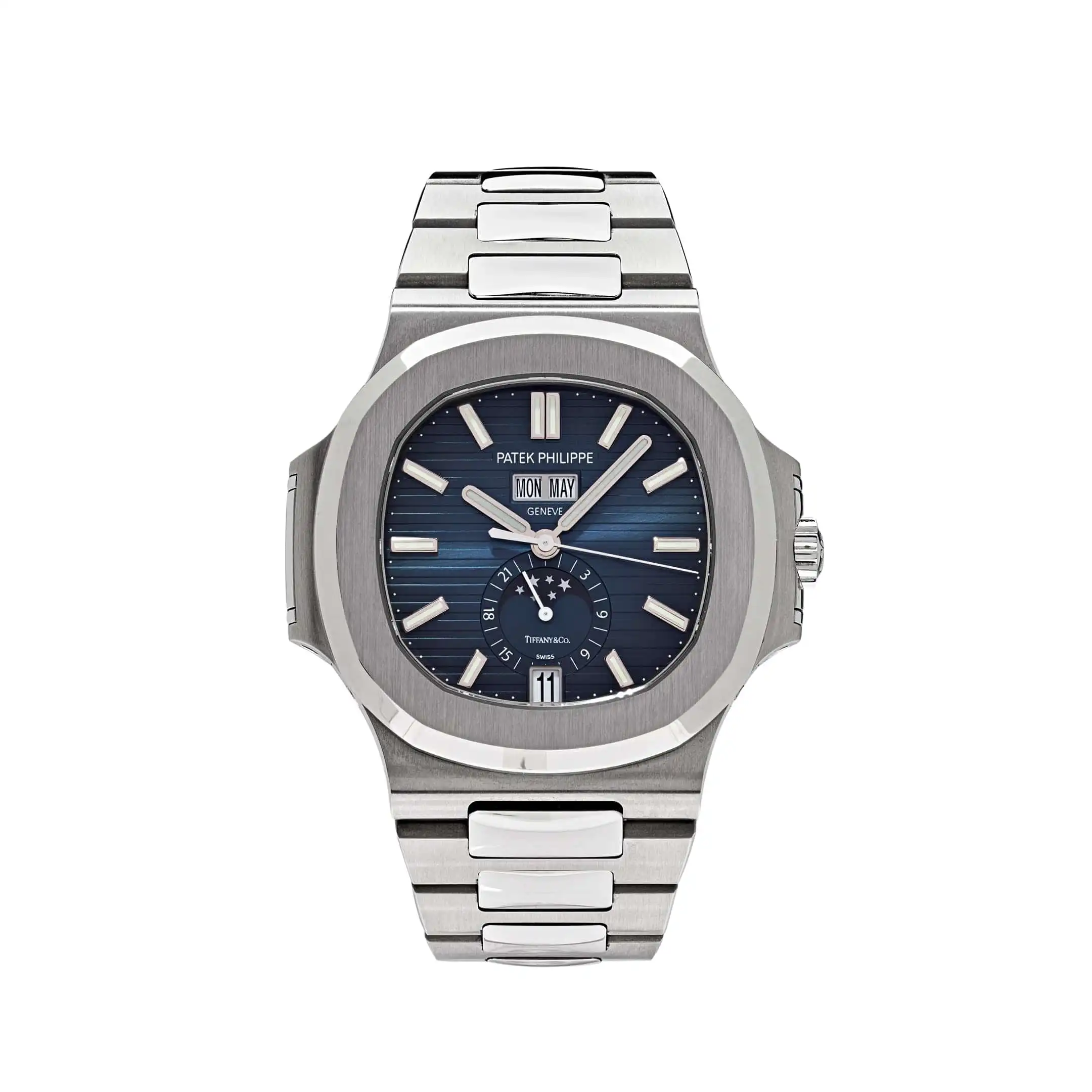 Replica Patek Philippe Nautilus 5726/1A-014 Tiffany & Co. Moon Phase Stainle