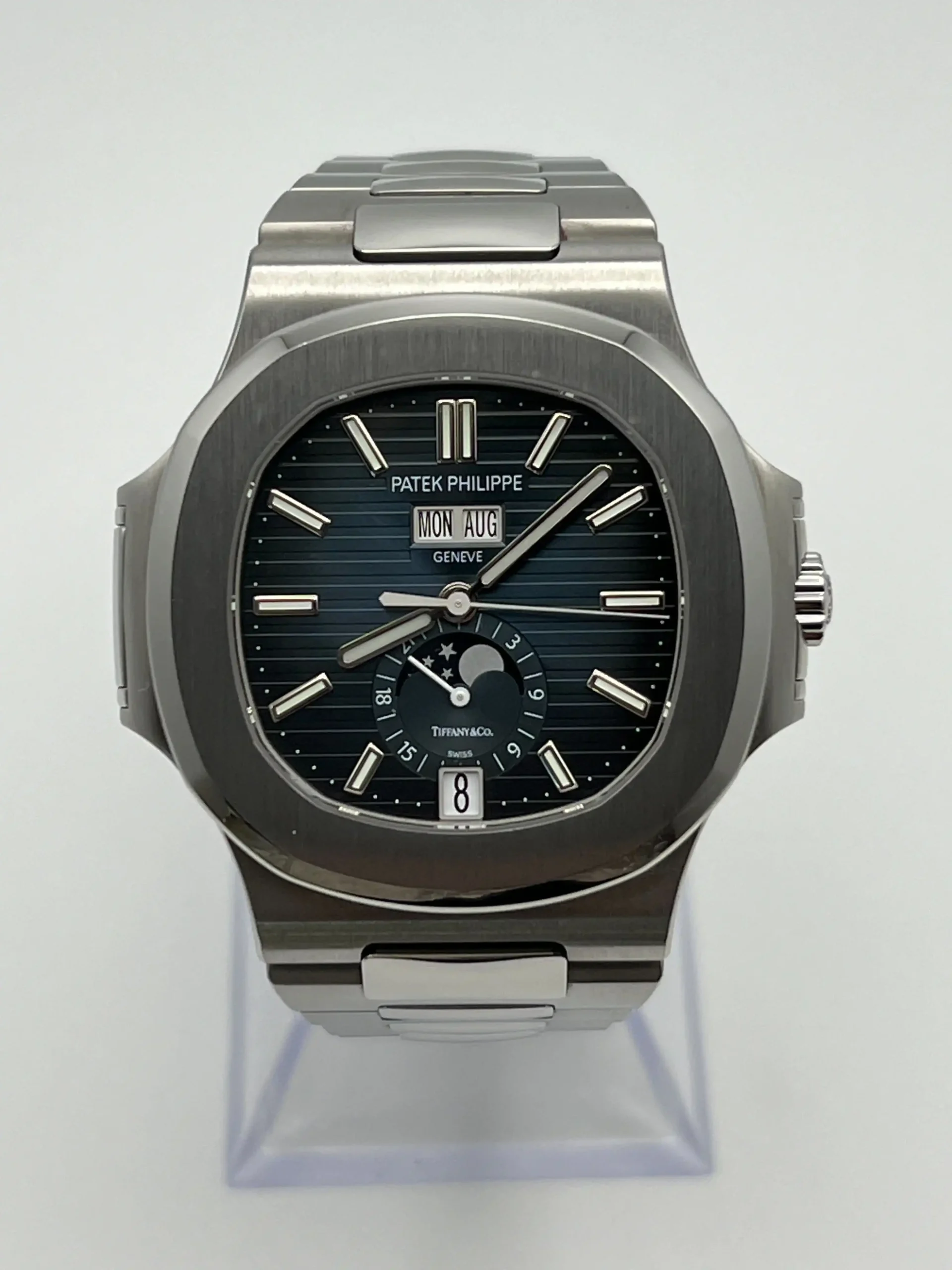 Replica Patek Philippe Nautilus 5726/1A-014 Tiffany & Co. Moon Phase Stainle - Image 2