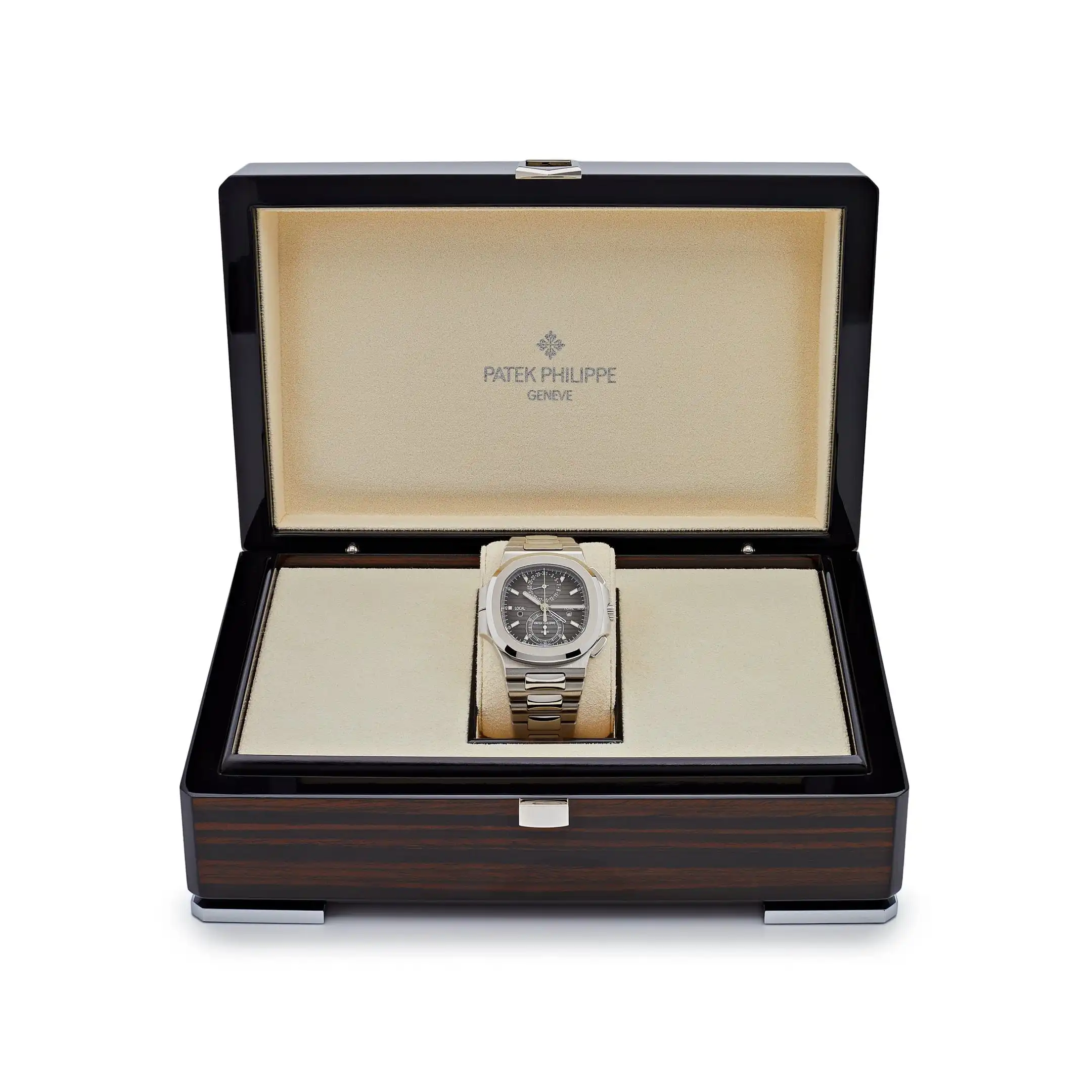 Replica Patek Philippe Nautilus 5990/1A-001 ‘Travel Time’ Chronograph Stainless Steel - Image 6
