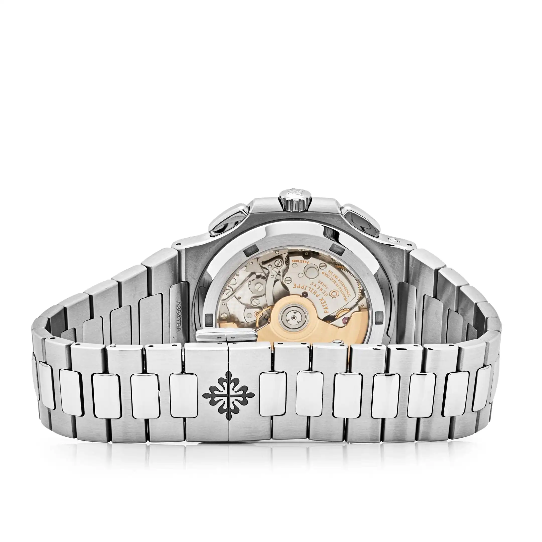 Replica Patek Philippe Nautilus 5990/1A-011 ‘Travel Time’ Flyback Chronograph Stainless Steel Blue Dial - Image 6