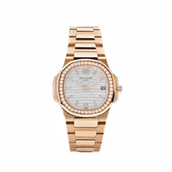 Replica Patek Philippe Nautilus 7010/1R-011 ‘Ladies’ Quartz Rose Gold Diamond Bezel