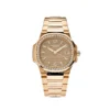 Replica Patek Philippe Nautilus 7010/1R-012 Quartz Rose Gold Diamond Bezel