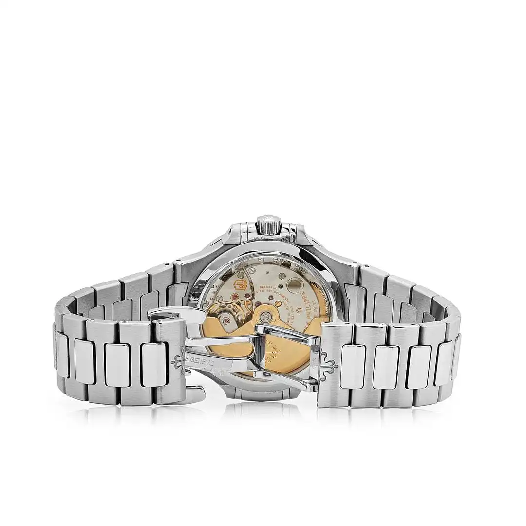 Replica Patek Philippe Nautilus 7118/1200A-010 ‘Ladies’ Stainless Steel Silver Dial Diamond Bezel - Image 6
