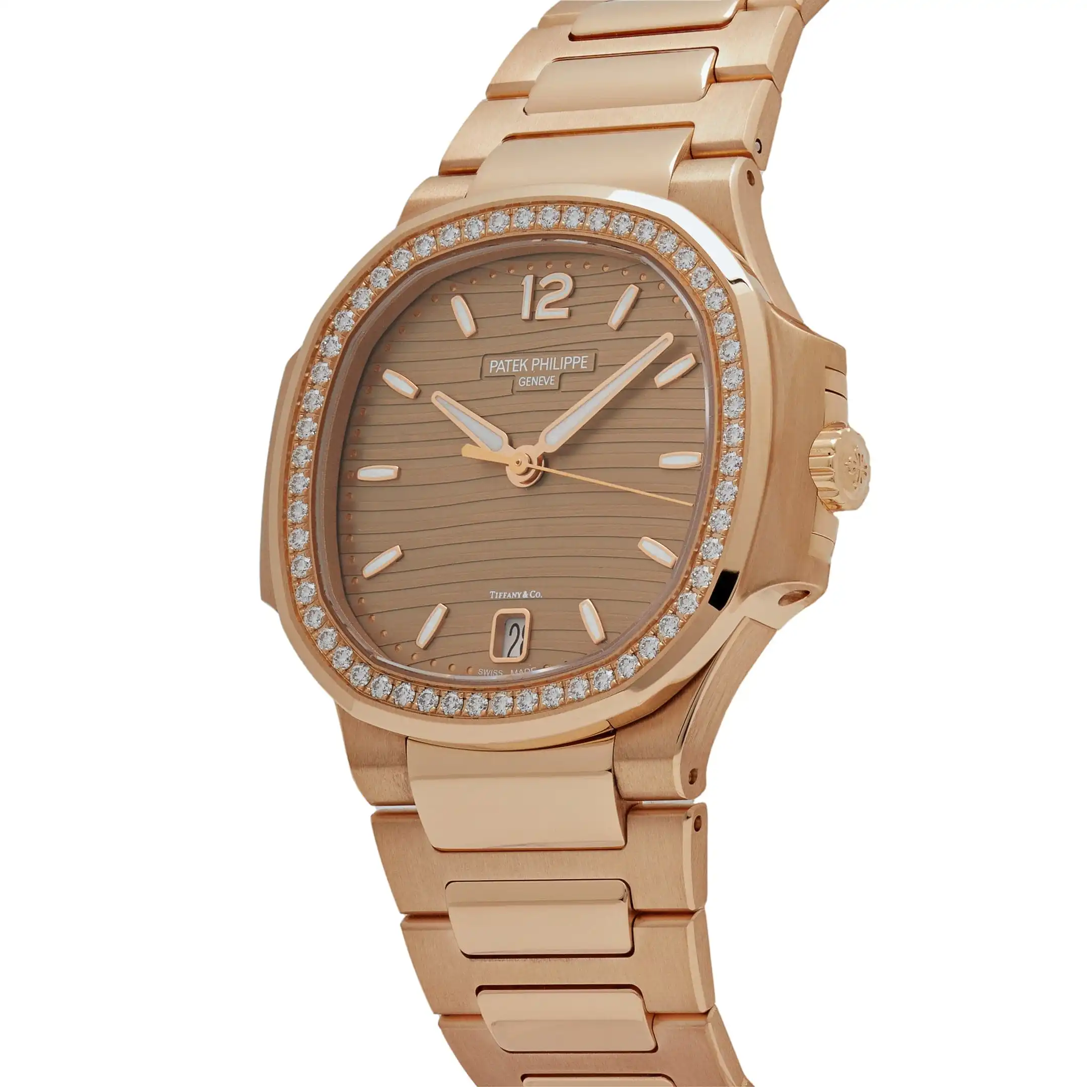 Replica Patek Philippe Nautilus 7118/1200R-010 ‘Tiffany u0026 Co’ Rose Gold - Image 3