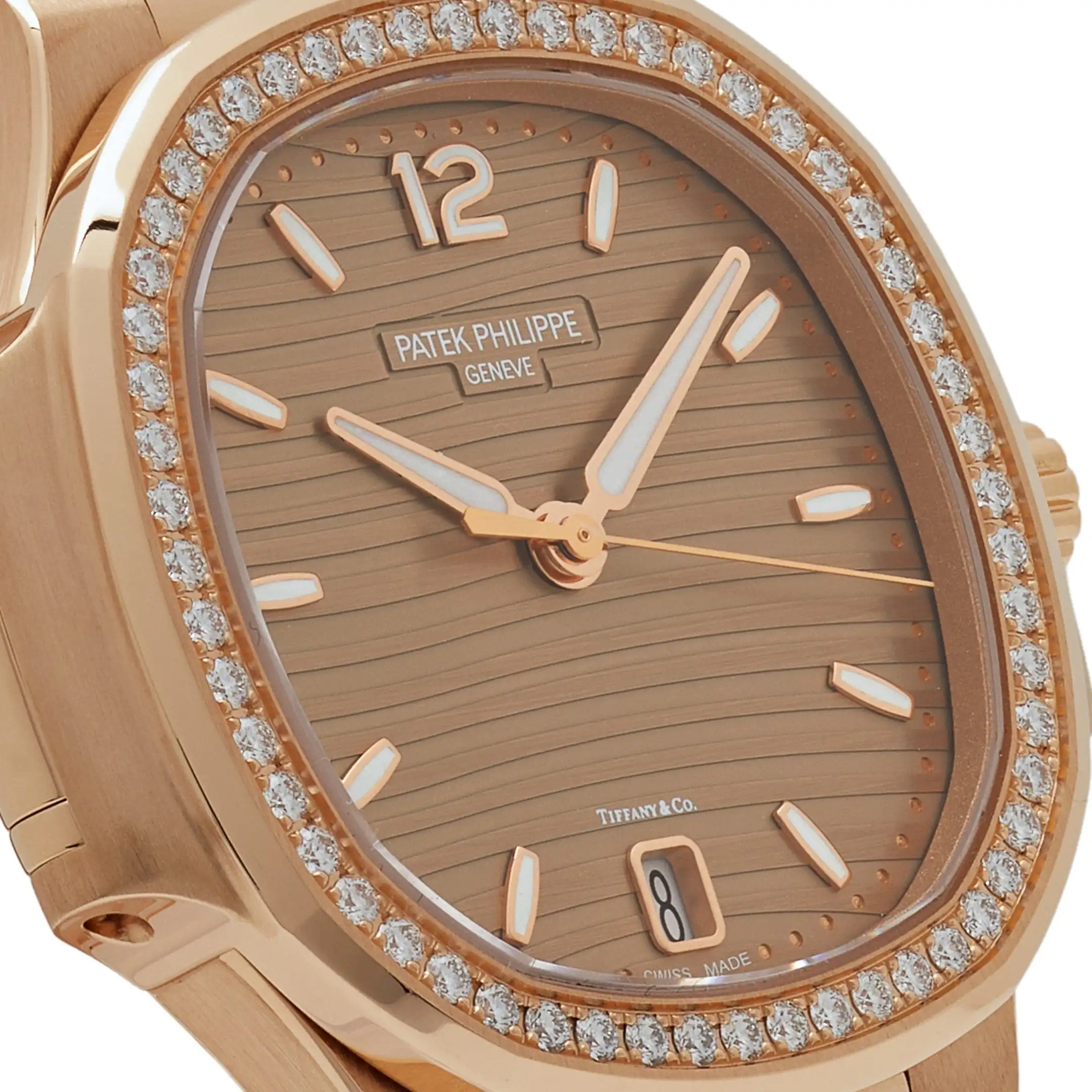 Replica Patek Philippe Nautilus 7118/1200R-010 ‘Tiffany u0026 Co’ Rose Gold - Image 5