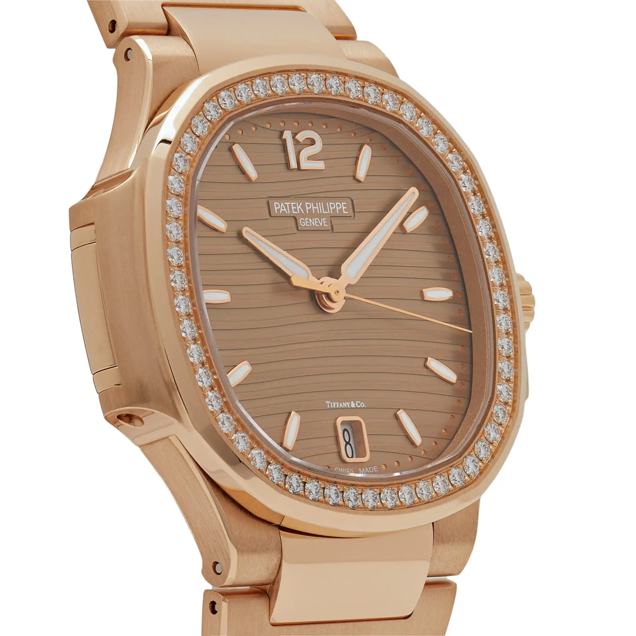 Replica Patek Philippe Nautilus 7118/1200R-010 ‘Tiffany u0026 Co’ Rose Gold - Image 4