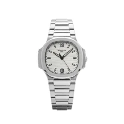 Replica Patek Philippe Nautilus 7118/1A-010 Stainless Steel Silvery Opaline Dial