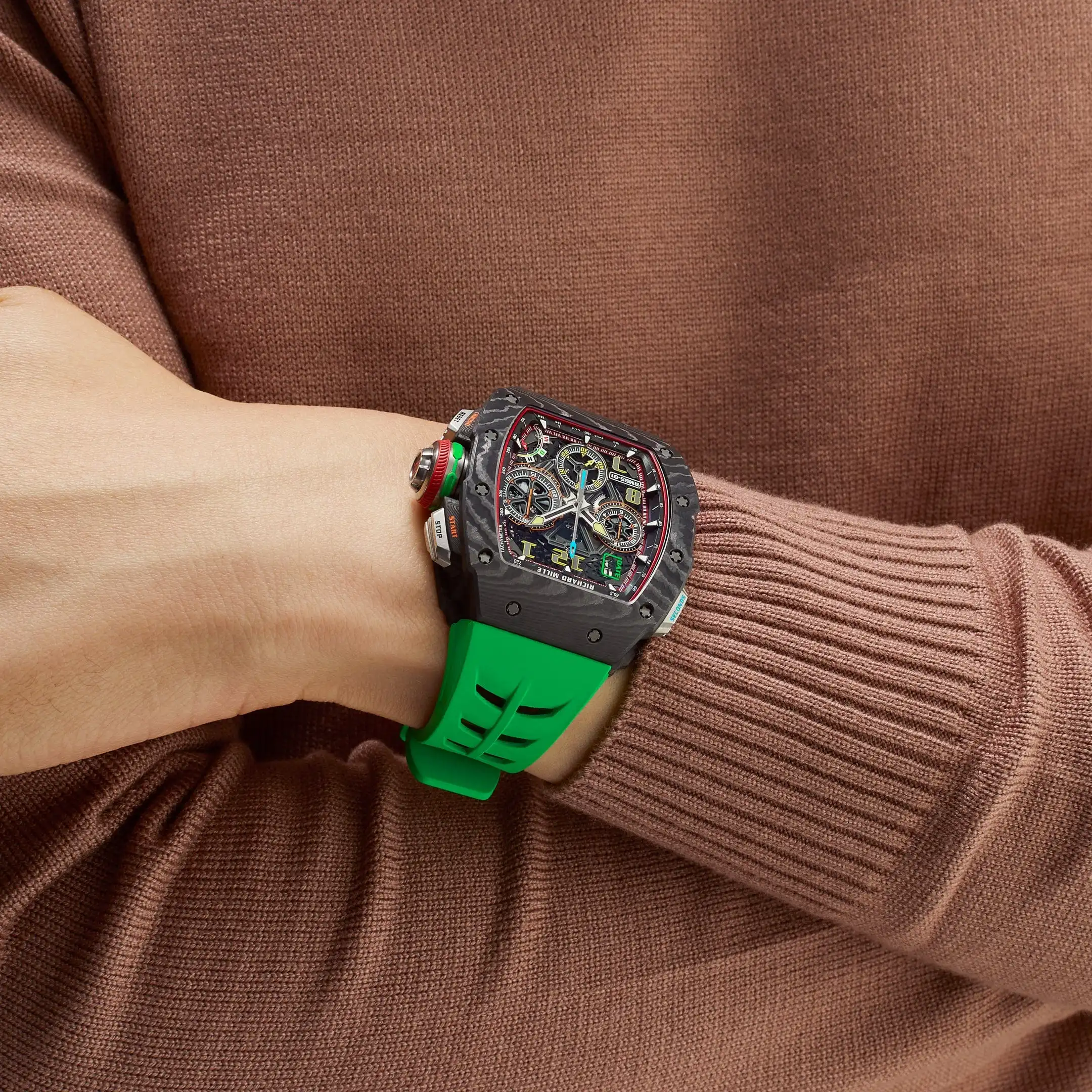 Richard Mille Replica RM 65-01 Automatic Chronograph Carbon - Image 2