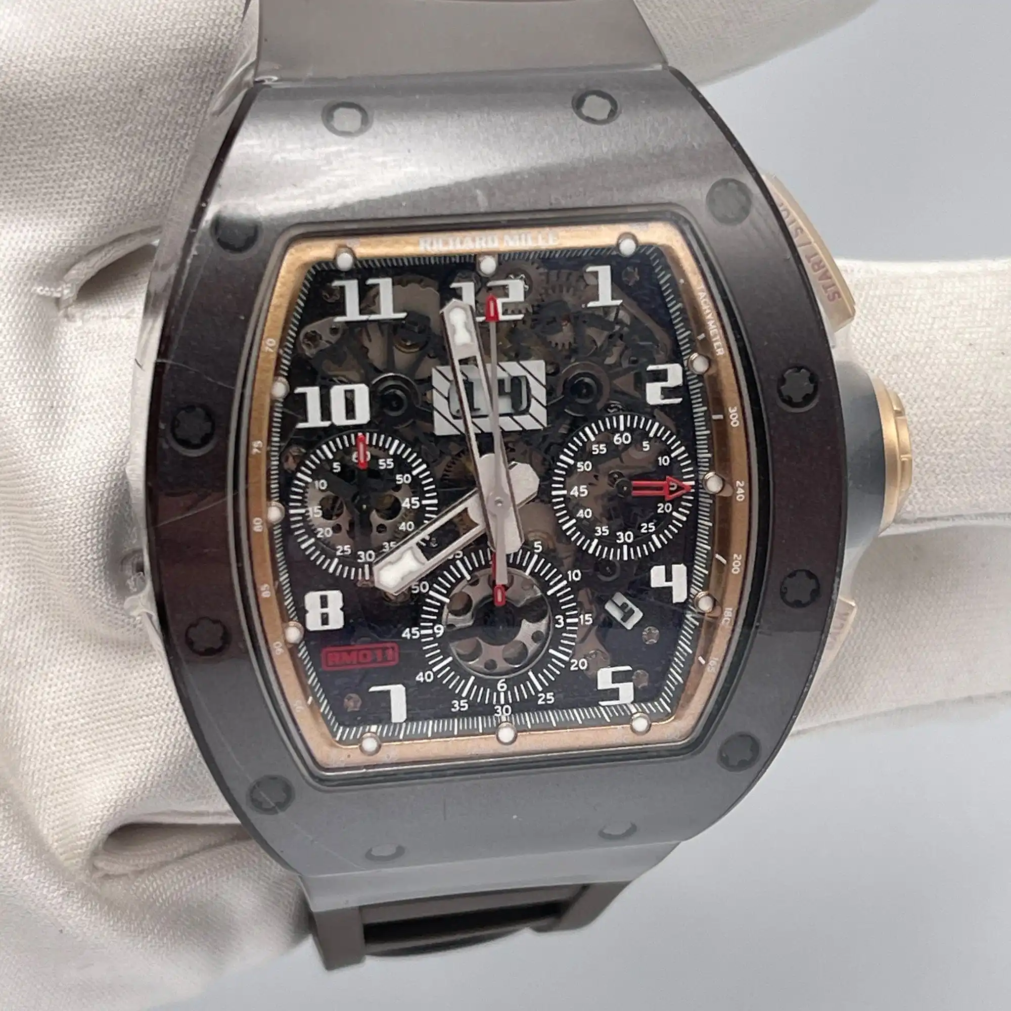 Richard Mille Replica RM 011 Brown Ceramic TZP Asia Edition - Image 3