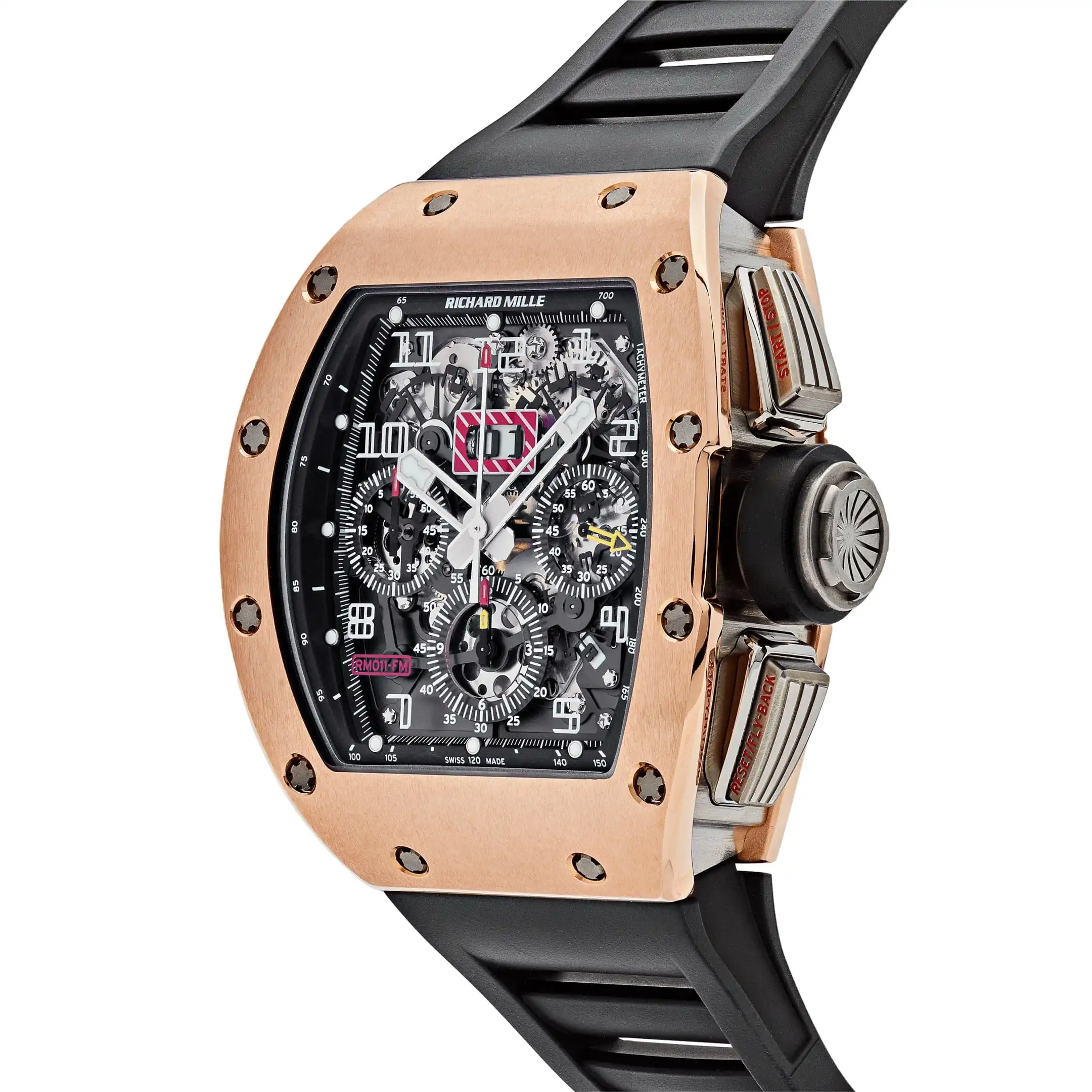 Richard Mille Replica RM 011 Felipe Massa Chronograph Rose Gold - Image 3