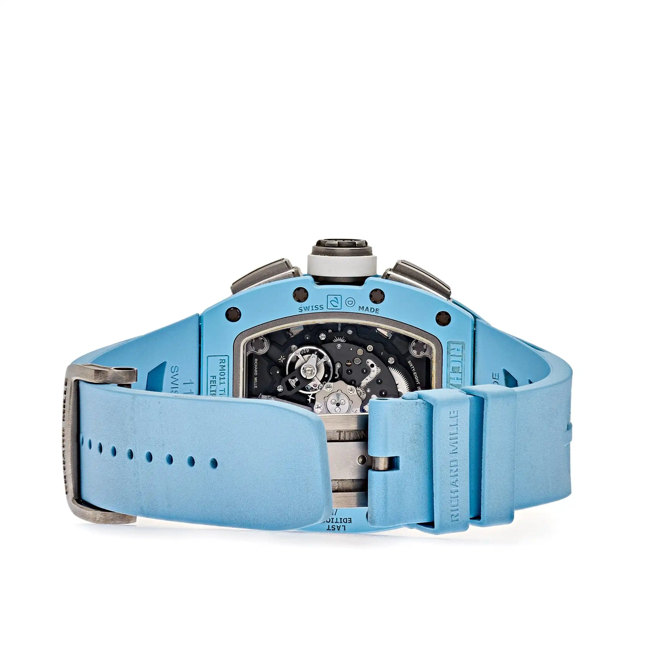Richard Mille Replica RM 011 Baby Blue Ceramic Felipe Massa Last Edition - Image 6