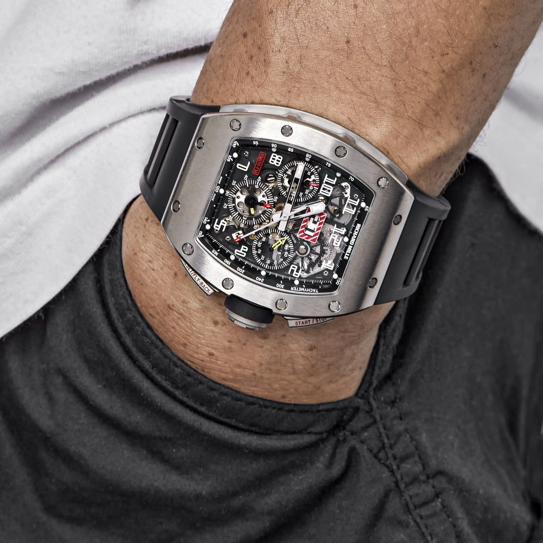 Richard Mille Replica RM 011 Felipe Massa Flyback Chronograph Titanium - Image 2