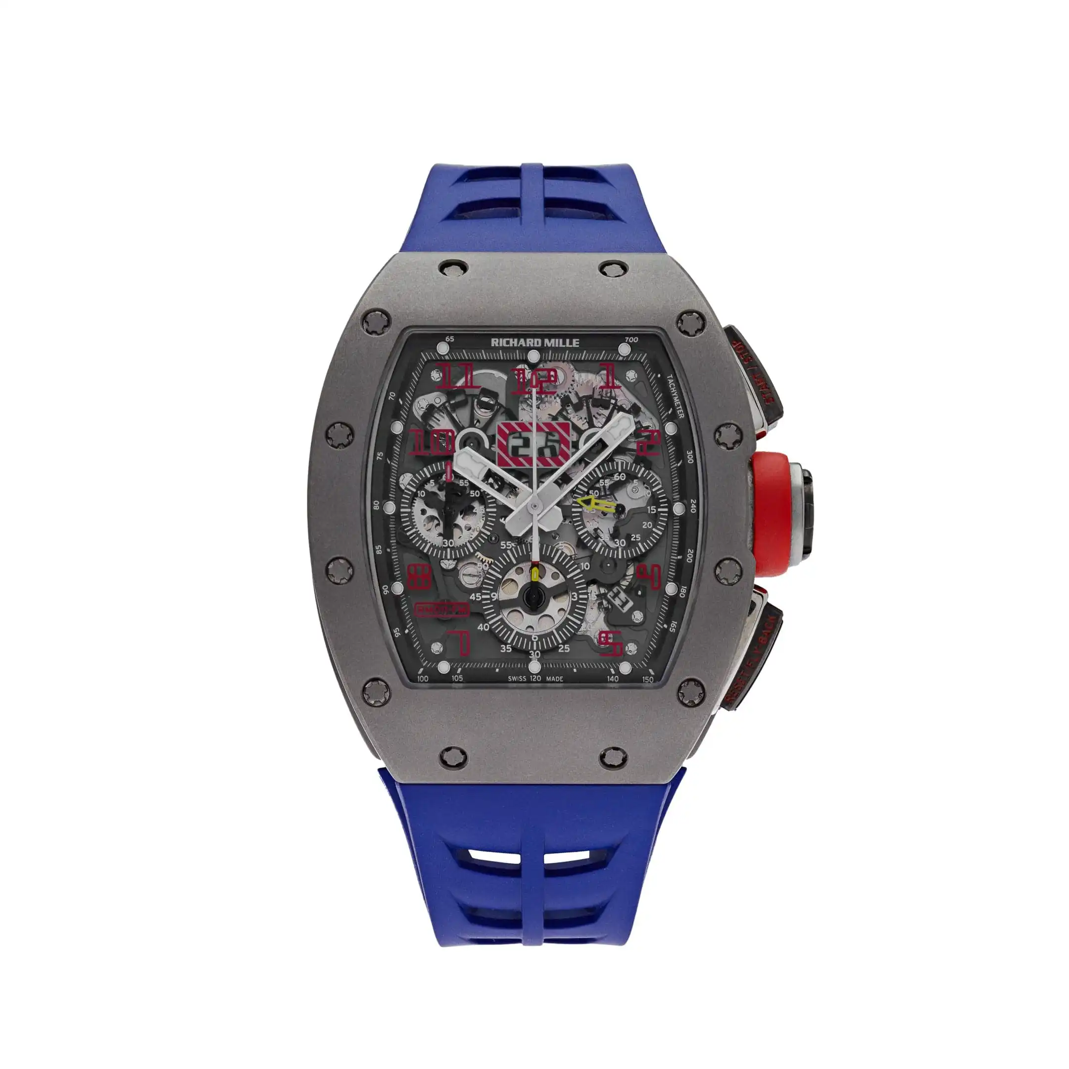 Richard Mille Replica RM 011 Felipe Massa Sandblast Titanium Chronograph