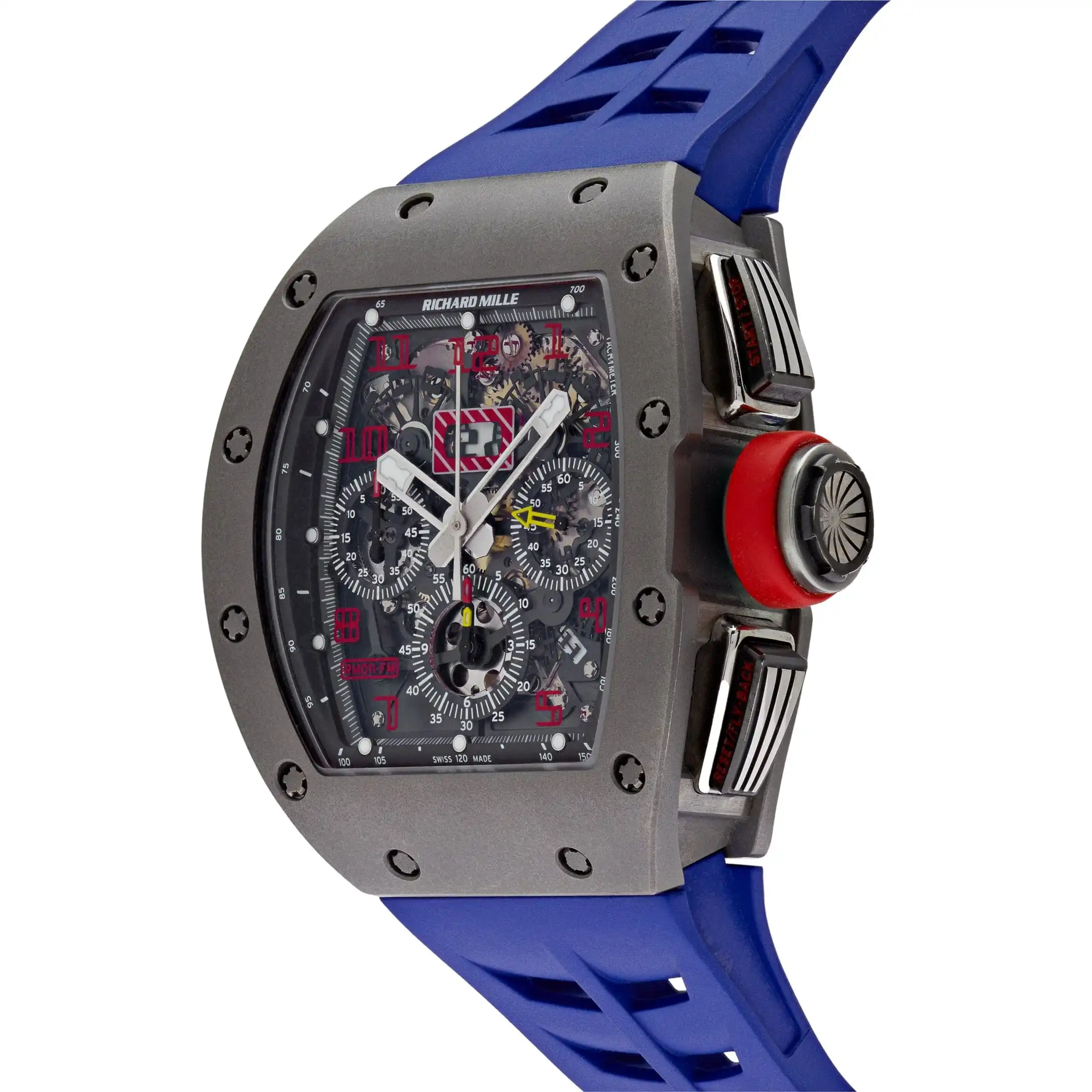 Richard Mille Replica RM 011 Felipe Massa Sandblast Titanium Chronograph - Image 2