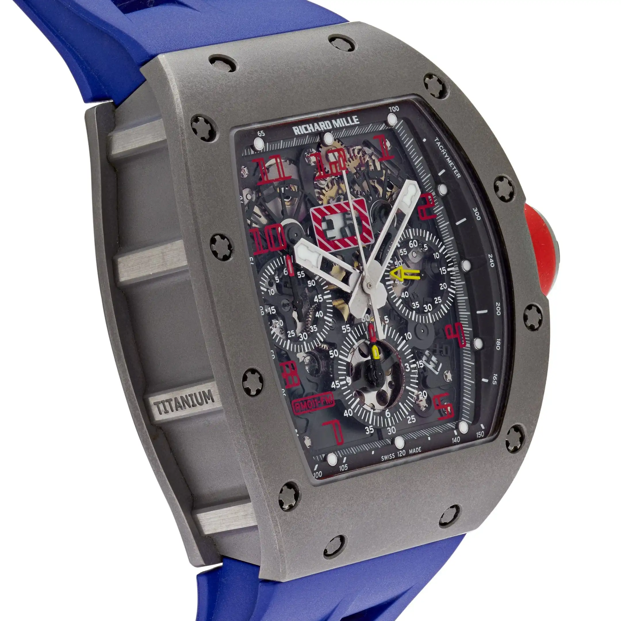Richard Mille Replica RM 011 Felipe Massa Sandblast Titanium Chronograph - Image 3