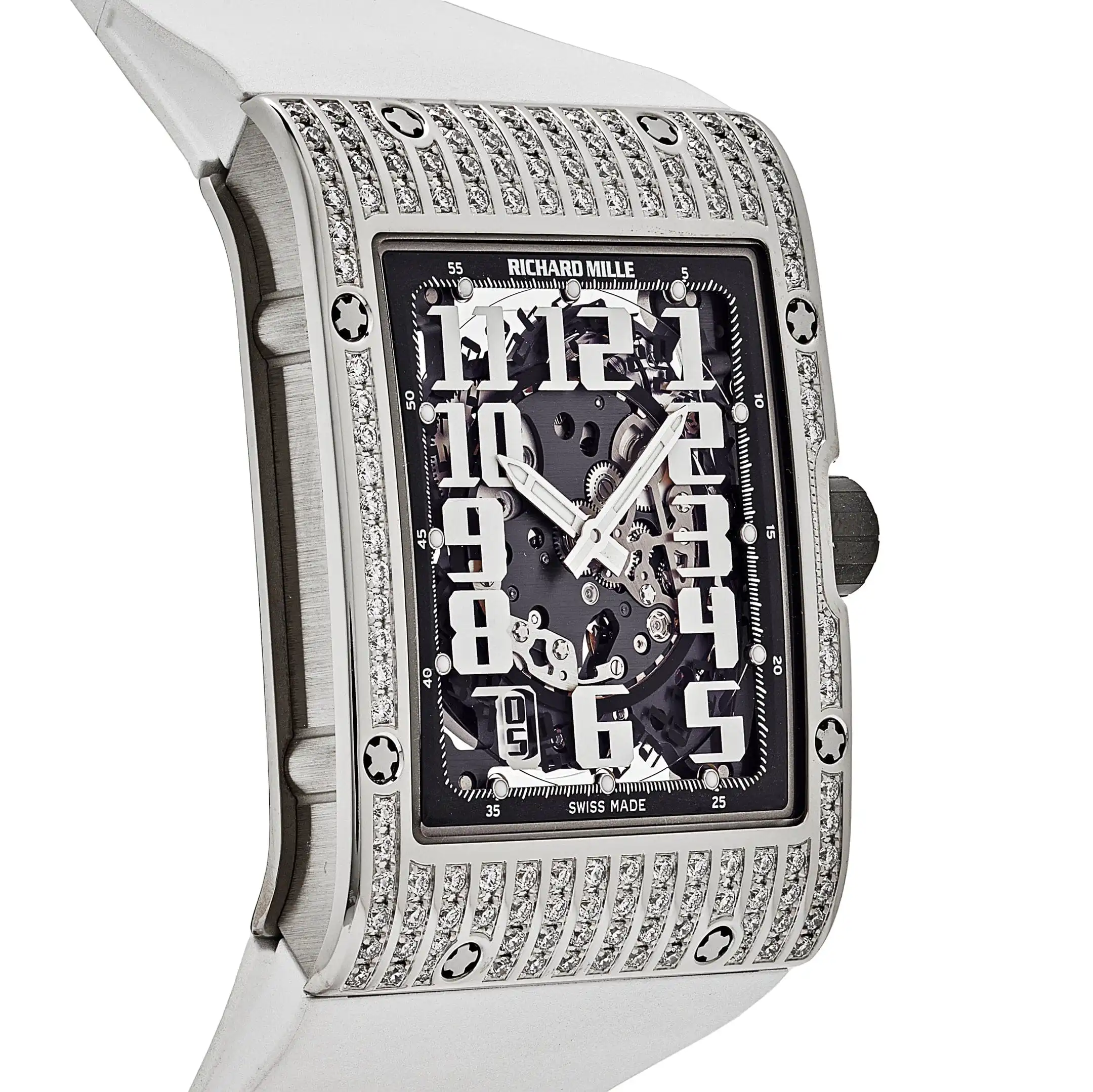 Richard Mille Replica RM 016 ‘Extra Flat’ White Gold Diamond Set - Image 4