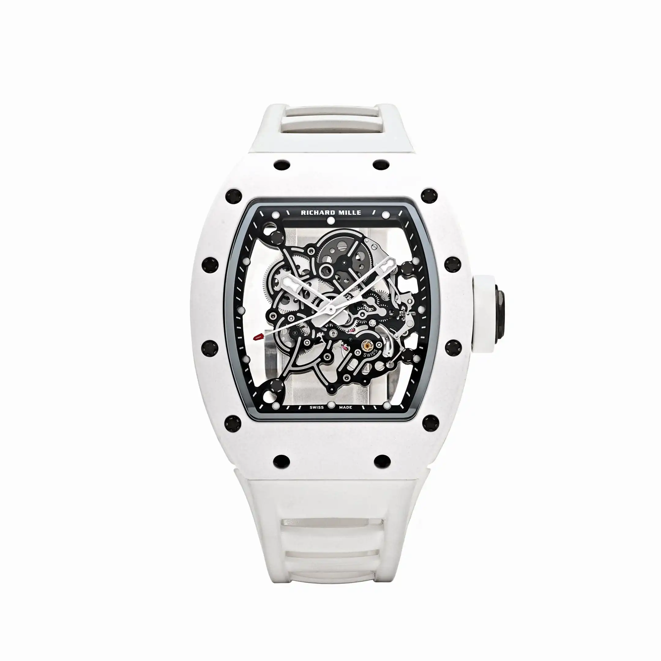 Richard Mille Replica RM 055 Bubba Watson White Ceramic
