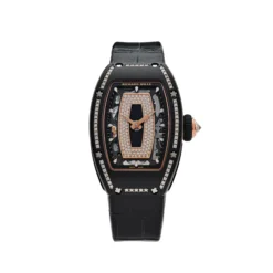 Richard Mille Replica RM 07-01 ‘Ladies’  Black Ceramic Black Lips Diamond Bezel