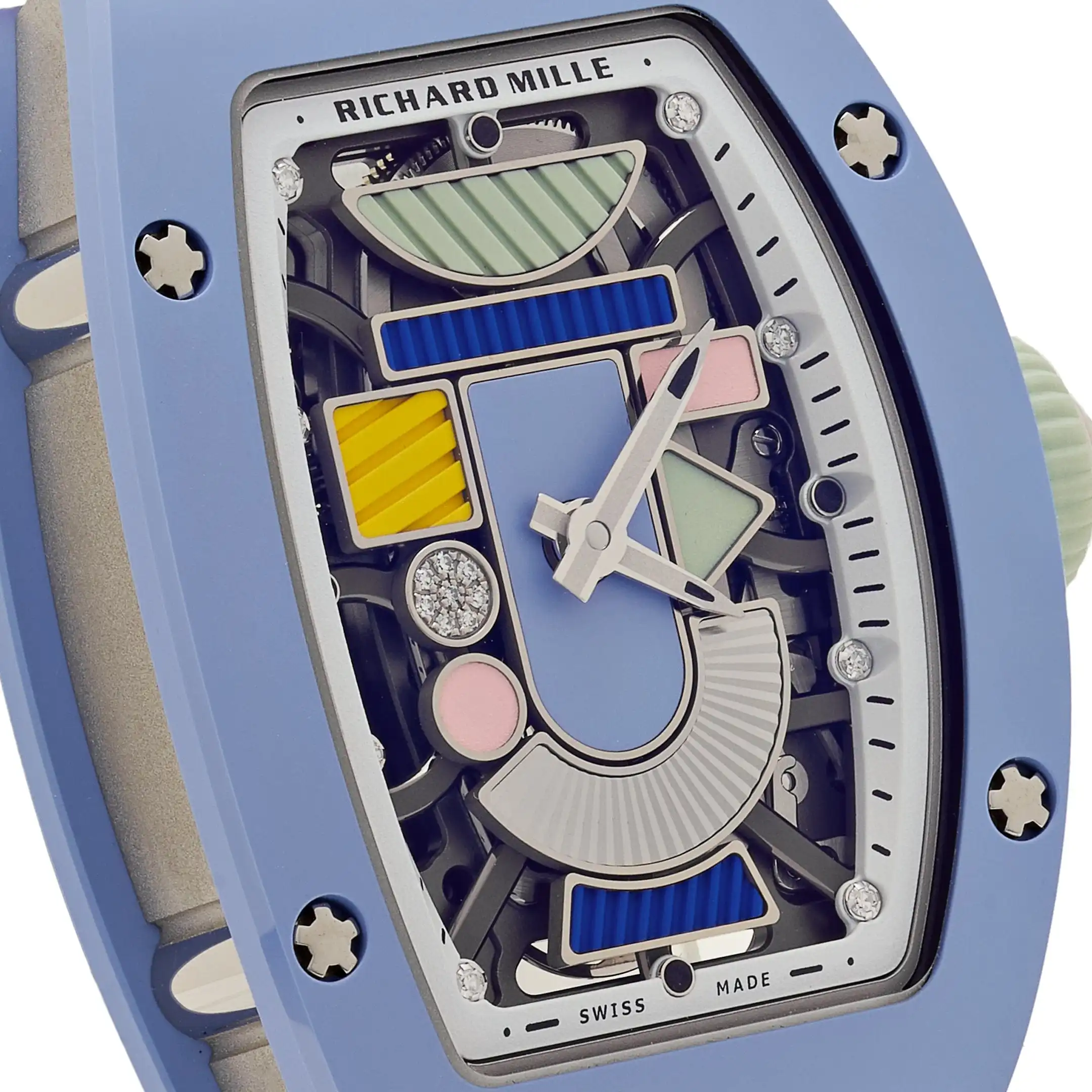 Richard Mille Replica RM 07-01 ‘Ladies’ Coloured Ceramics Powder Blue Ceramic Limited Edition - Image 6