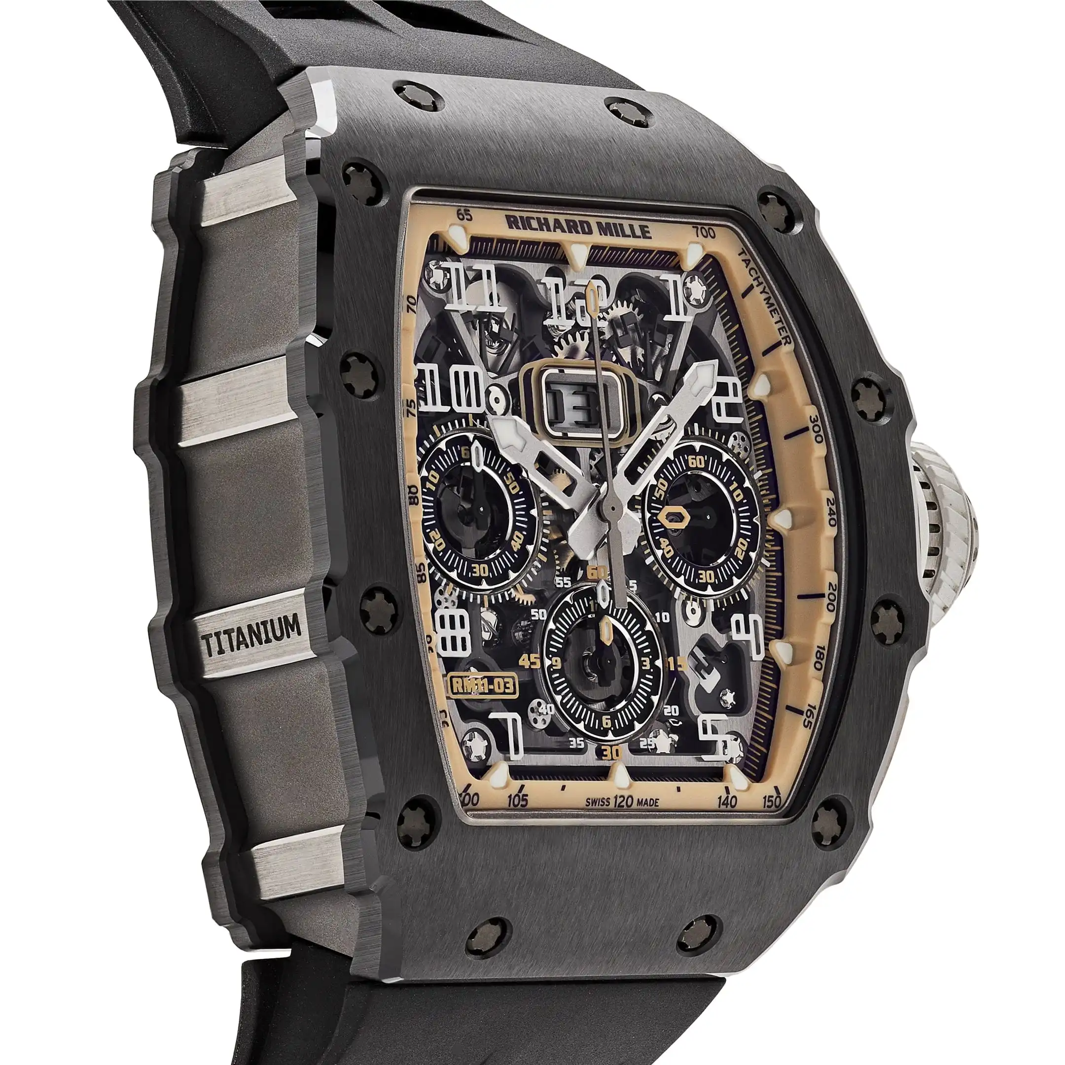 Richard Mille Replica RM 11-03 ‘Last Black Edition’ Automatic Flyback Chronograph Black Ceramic - Image 4