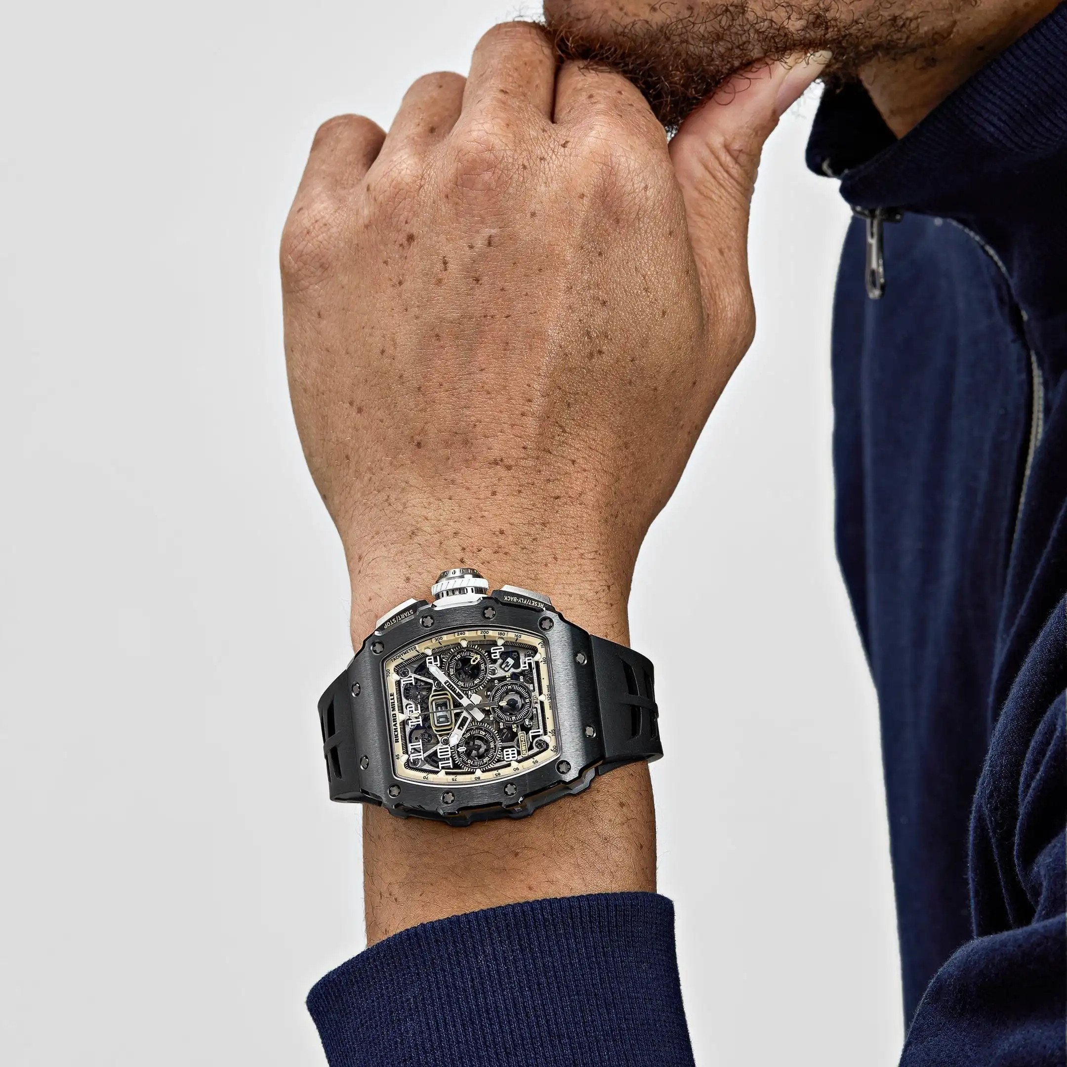 Richard Mille Replica RM 11-03 ‘Last Black Edition’ Automatic Flyback Chronograph Black Ceramic - Image 2