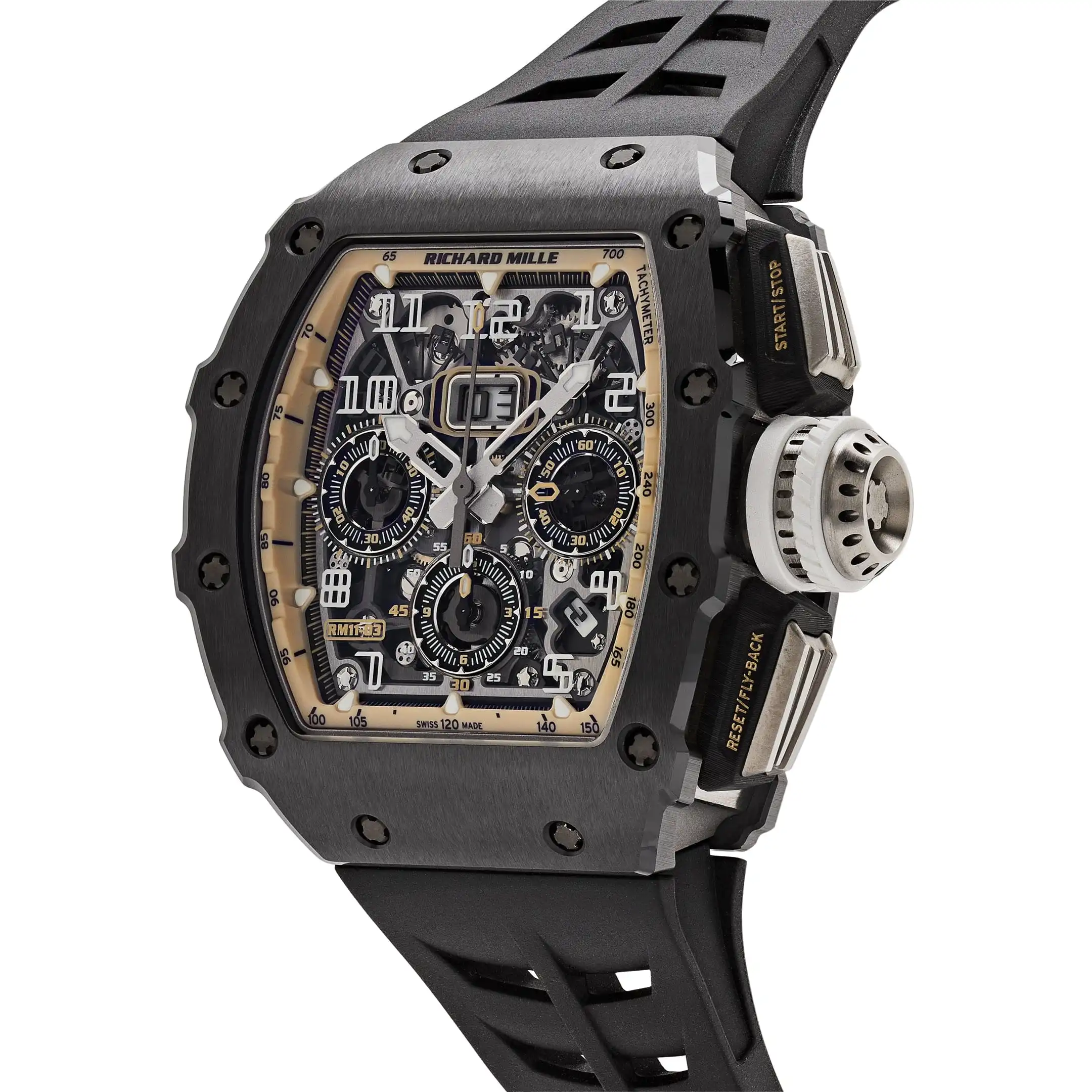 Richard Mille Replica RM 11-03 ‘Last Black Edition’ Automatic Flyback Chronograph Black Ceramic - Image 3
