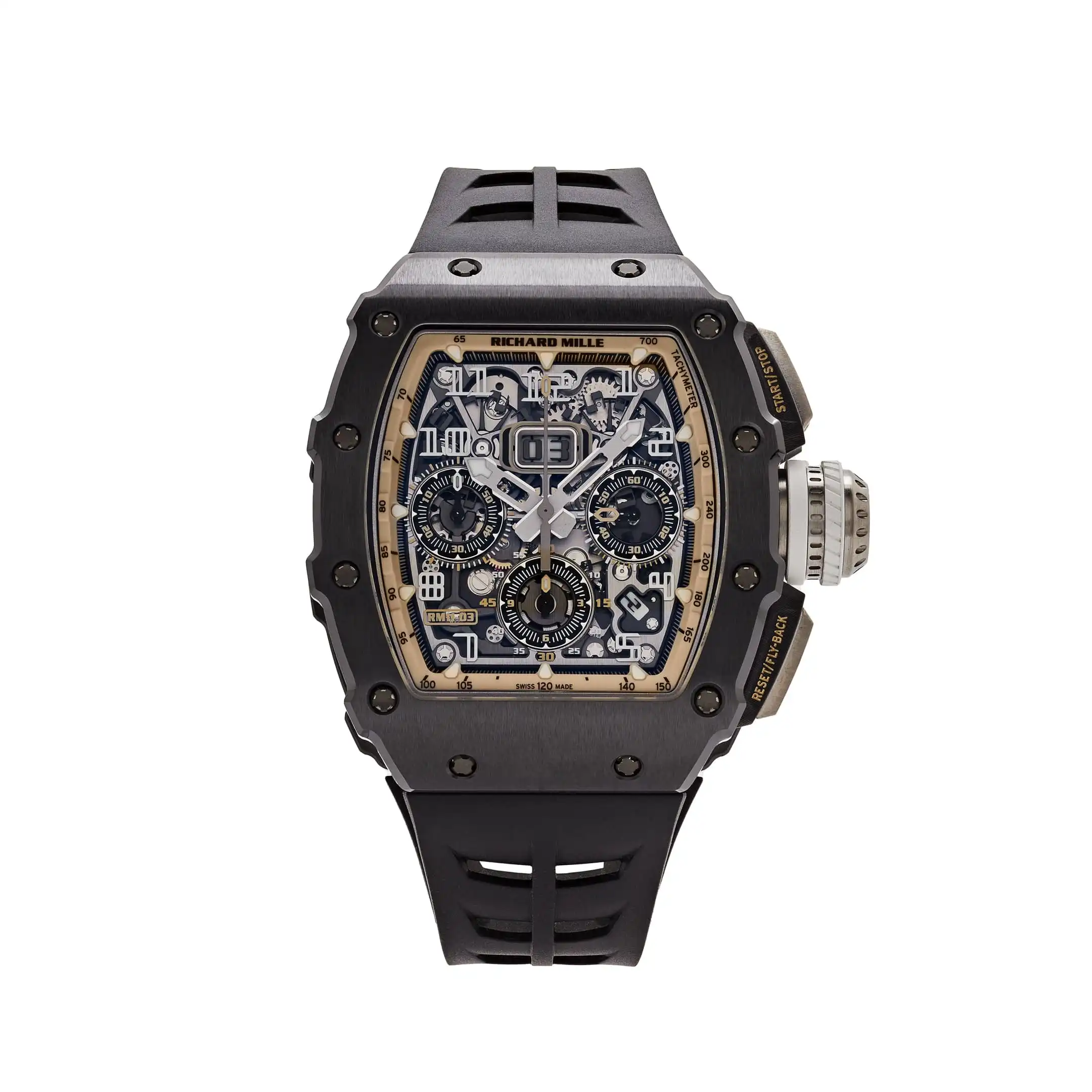 Richard Mille Replica RM 11-03 ‘Last Black Edition’ Automatic Flyback Chronograph Black Ceramic