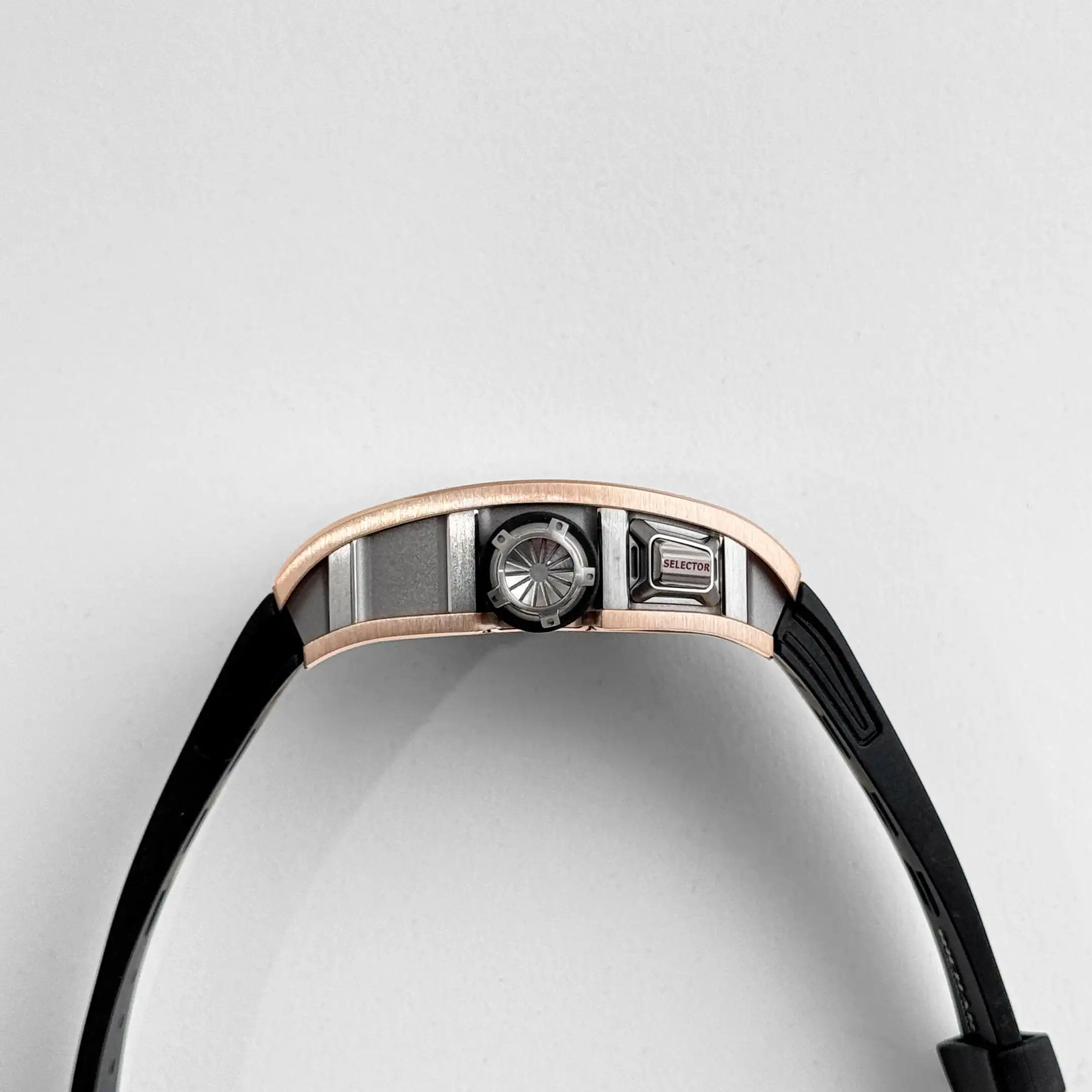 Richard Mille Replica RM 30-01 Declutchable Rotor Rose Gold Skeleton Dial - Image 6
