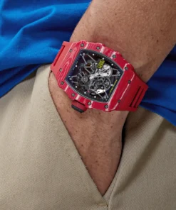 Alternative view of Richard Mille Replica RM 35-02 Rafael Nadal Automatic Red Quartz TPT