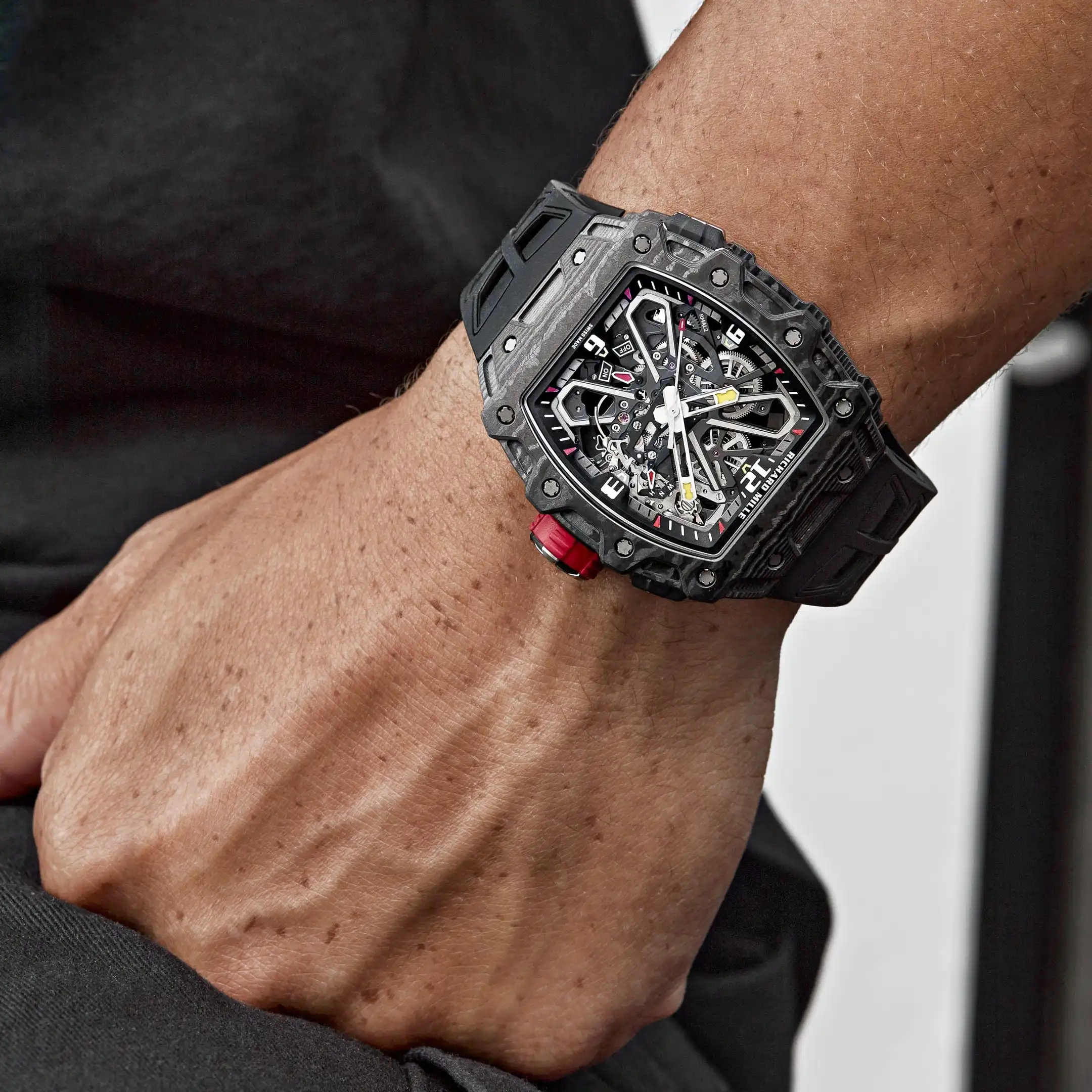 Richard Mille Replica RM 35-03 ‘Rafael Nadal’ Black Carbon - Image 2