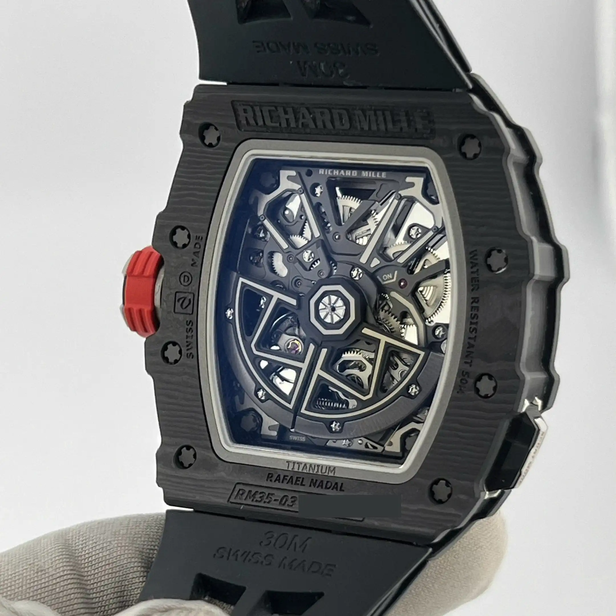 Richard Mille Replica RM 35-03 ‘Rafael Nadal’ Black Carbon - Image 10