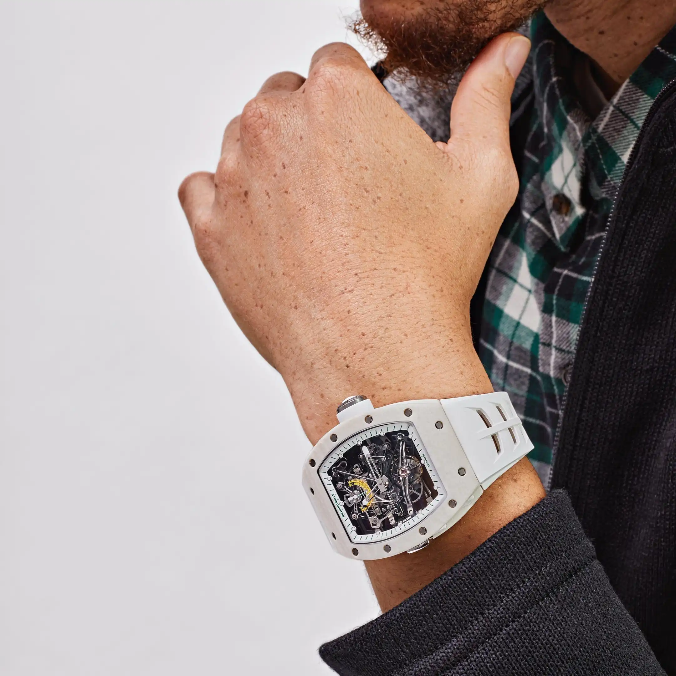 Richard Mille Replica RM 38-01 ‘Bubba Watson’ White Quartz TPT Titanium - Image 2