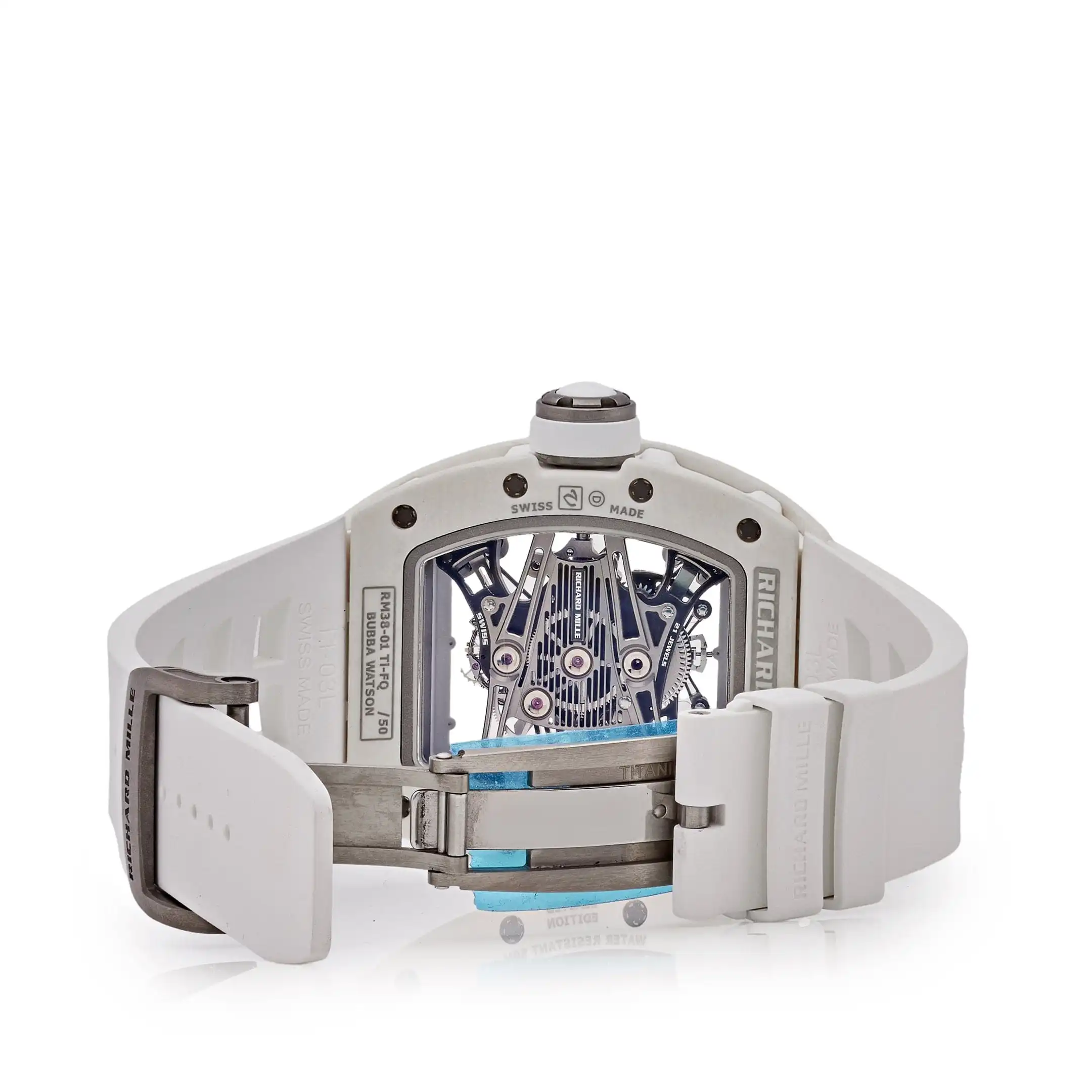 Richard Mille Replica RM 38-01 ‘Bubba Watson’ White Quartz TPT Titanium - Image 6