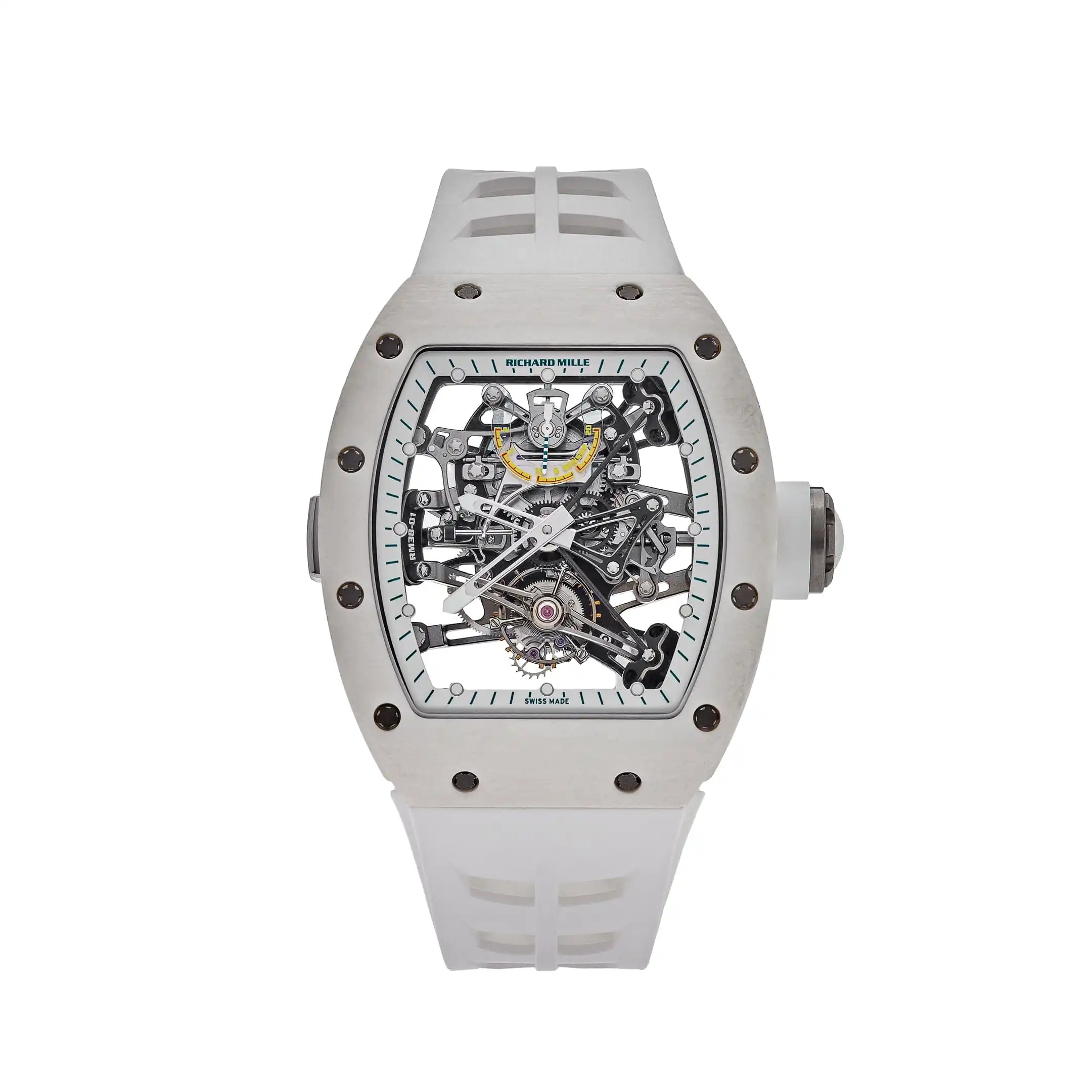Richard Mille Replica RM 38-01 ‘Bubba Watson’ White Quartz TPT Titanium