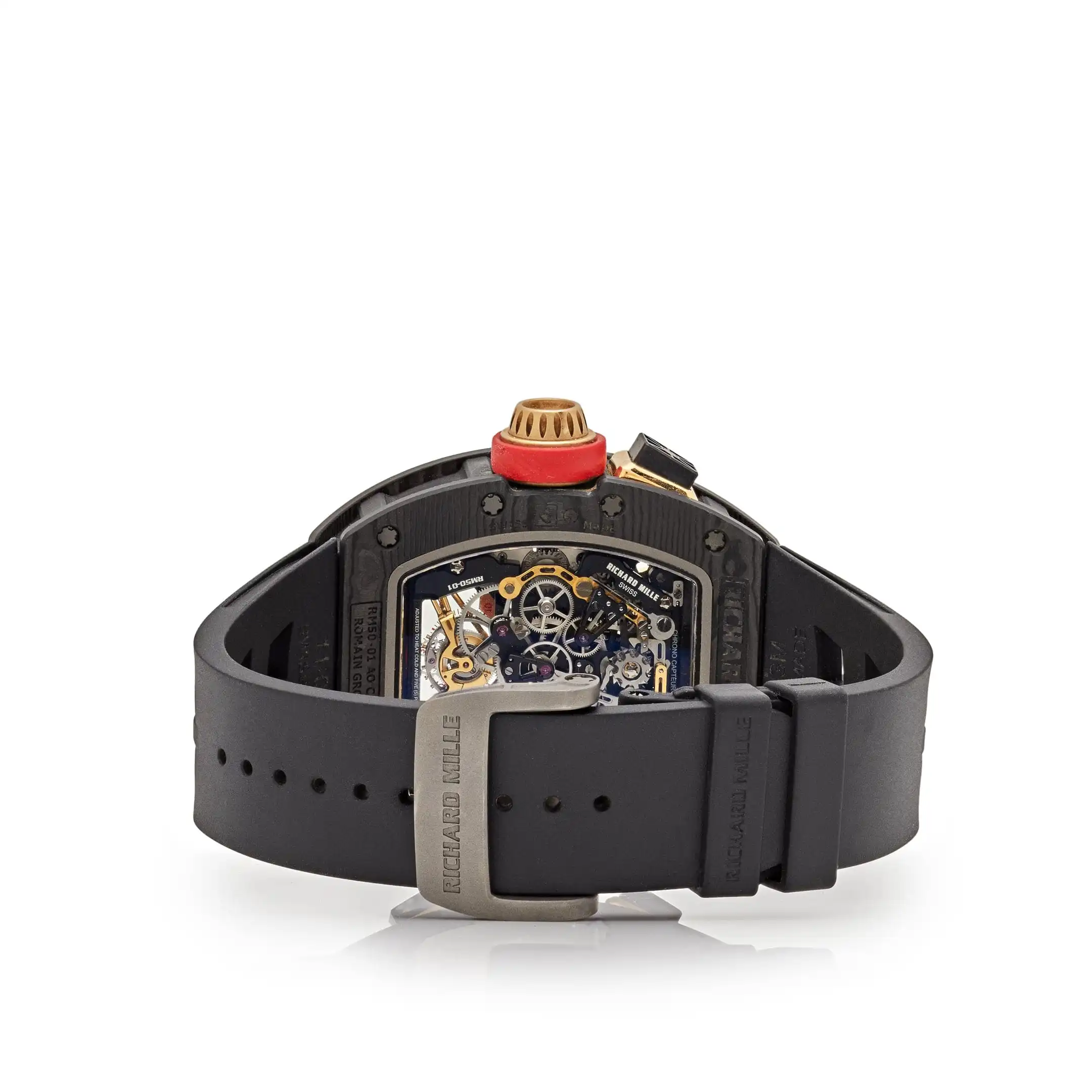 Richard Mille Replica RM 50-01 ‘Romain Grosjean Lotus F1 G-Sensor’ Tourbillon Carbon NTPT - Image 6
