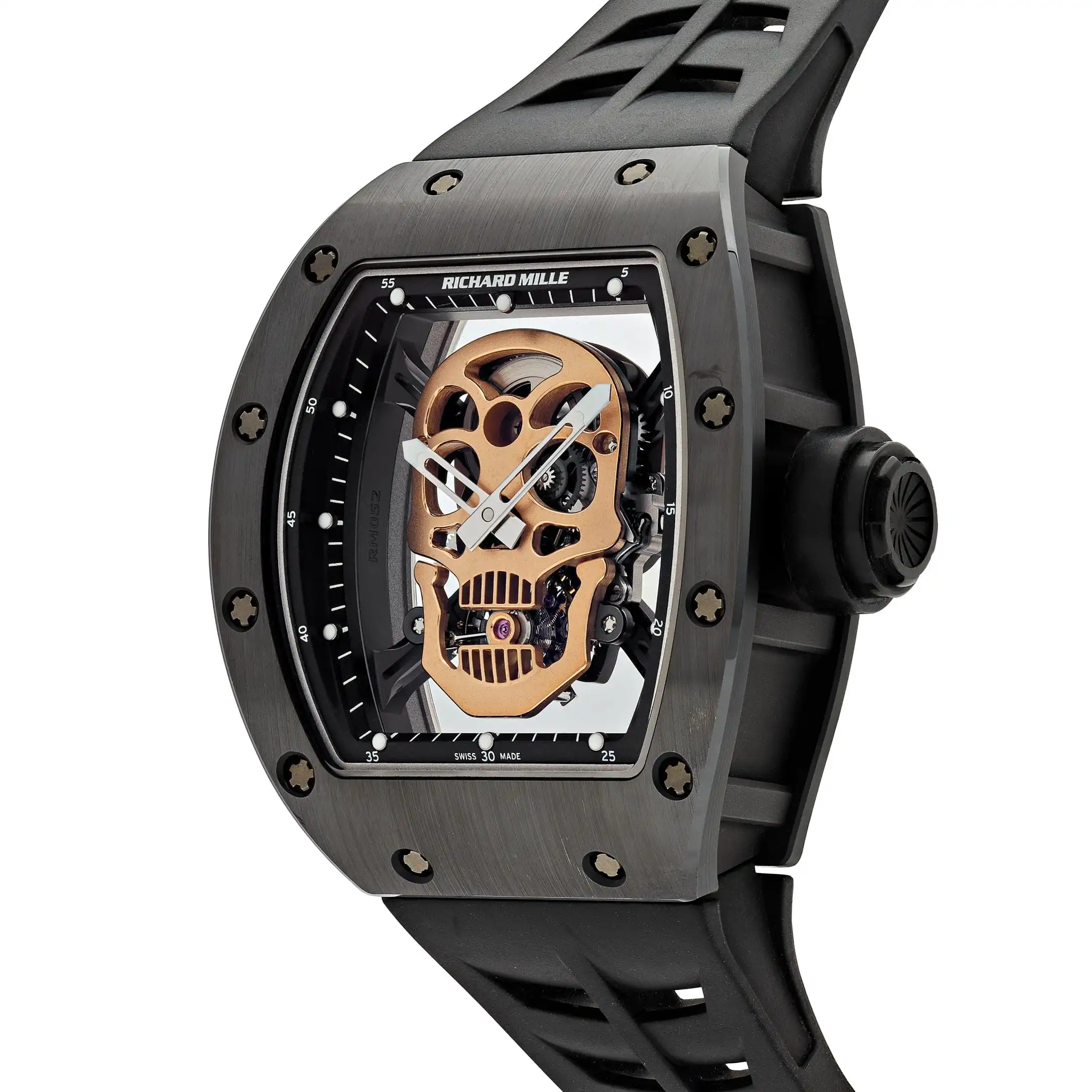 Richard Mille Replica RM 52-01 ‘Skull’ Black Ceramic - Image 3