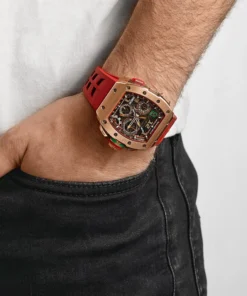 Alternative view of Richard Mille Replica RM 65-01 Automatic Chronograph Full Rose Gold